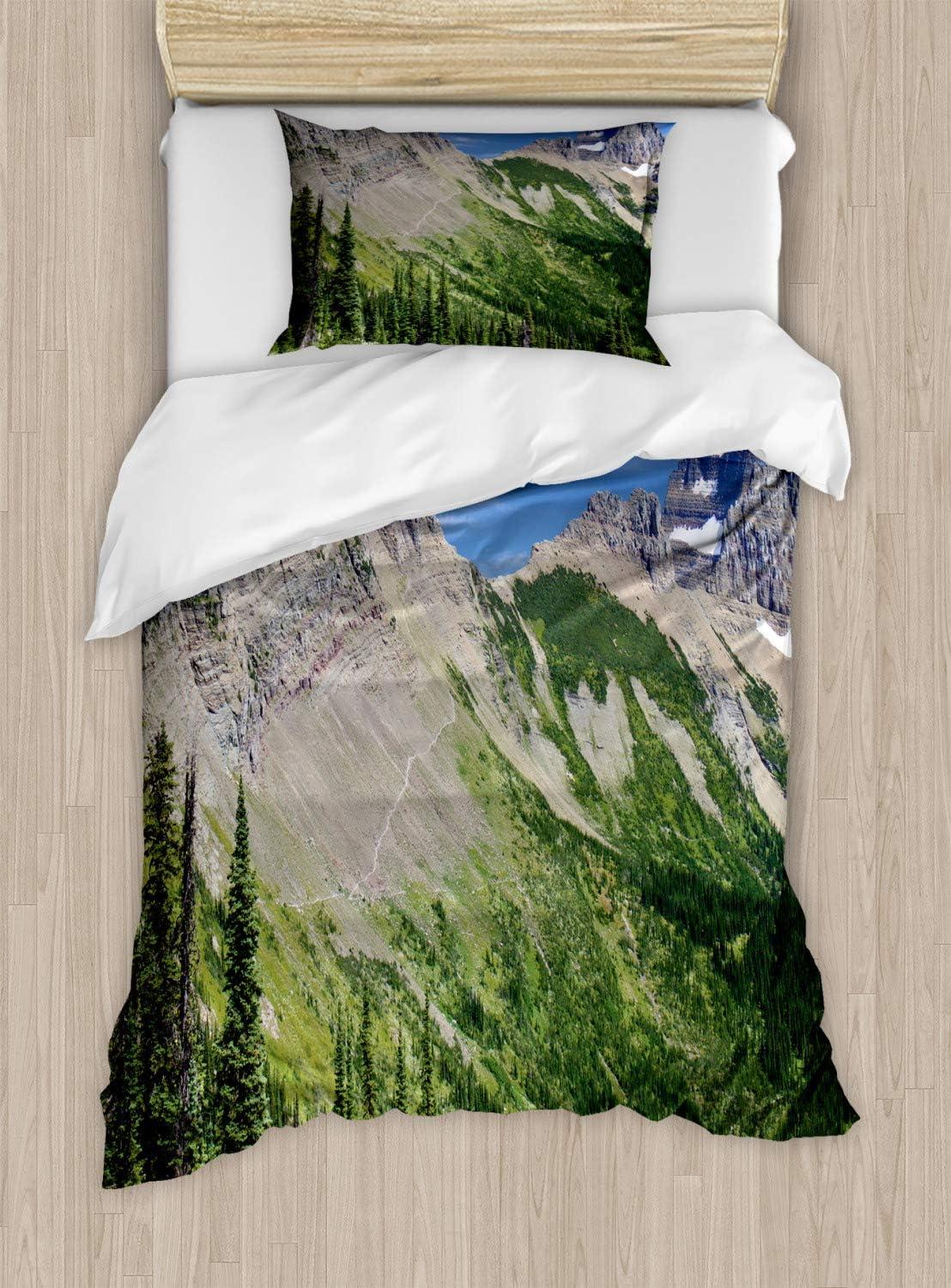 imageAmbesonne Heart Duvet Cover Sets Repetitive Romantic Plaid Motif Hearts Valentines Bedding Set with 2 Duvet Covers amp 4 Pillowcases 2 Pack King Size Champagne MulticolorOlive Green Multicolor