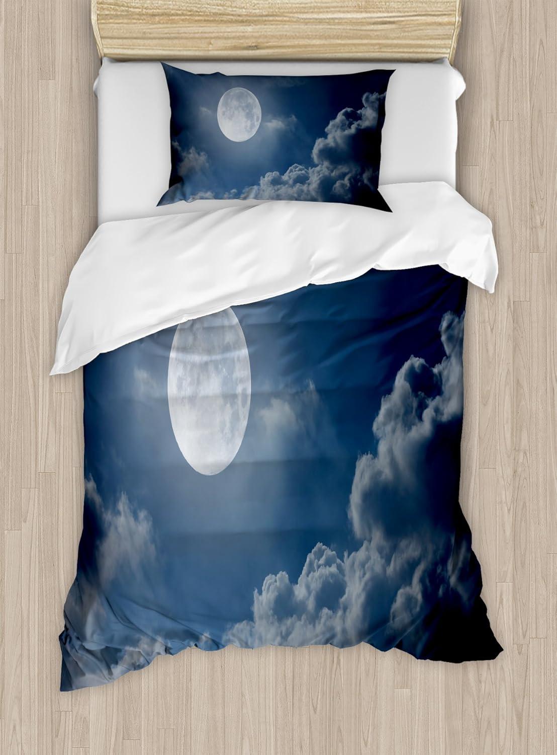 imageAmbesonne I Love You Duvet Cover Set Hand Writing with Infinity Romantic Red Hearts Valentines Day Theme Decorative 3 Piece Bedding Set with 2 Pillow Shams Queen Size Red Black WhiteDark Blue White