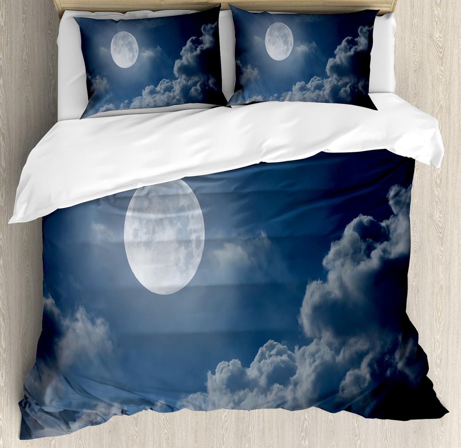 imageAmbesonne I Love You Duvet Cover Set Hand Writing with Infinity Romantic Red Hearts Valentines Day Theme Decorative 3 Piece Bedding Set with 2 Pillow Shams Queen Size Red Black WhiteDark Blue White