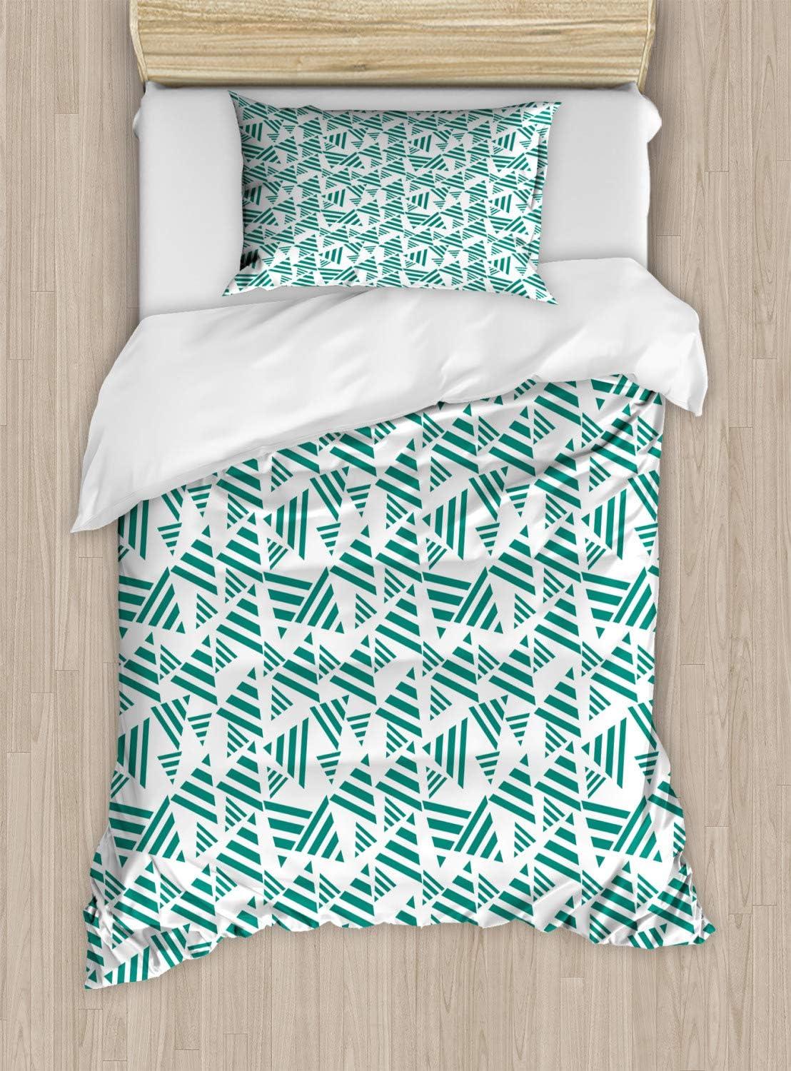 imageAmbesonne I Love You Duvet Cover Set Hand Writing with Infinity Romantic Red Hearts Valentines Day Theme Decorative 3 Piece Bedding Set with 2 Pillow Shams Queen Size Red Black WhiteTeal White