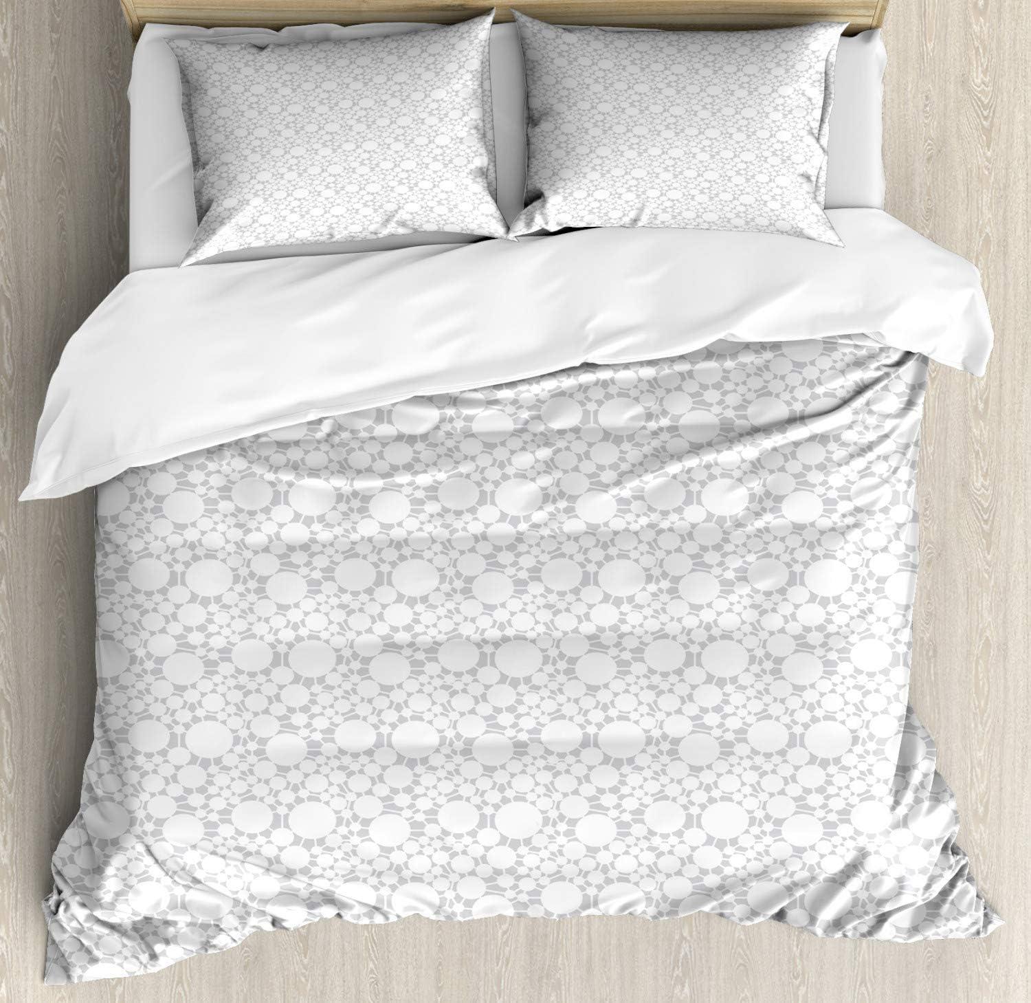 imageAmbesonne I Love You Duvet Cover Set Hand Writing with Infinity Romantic Red Hearts Valentines Day Theme Decorative 3 Piece Bedding Set with 2 Pillow Shams Queen Size Red Black WhitePale Grey and White