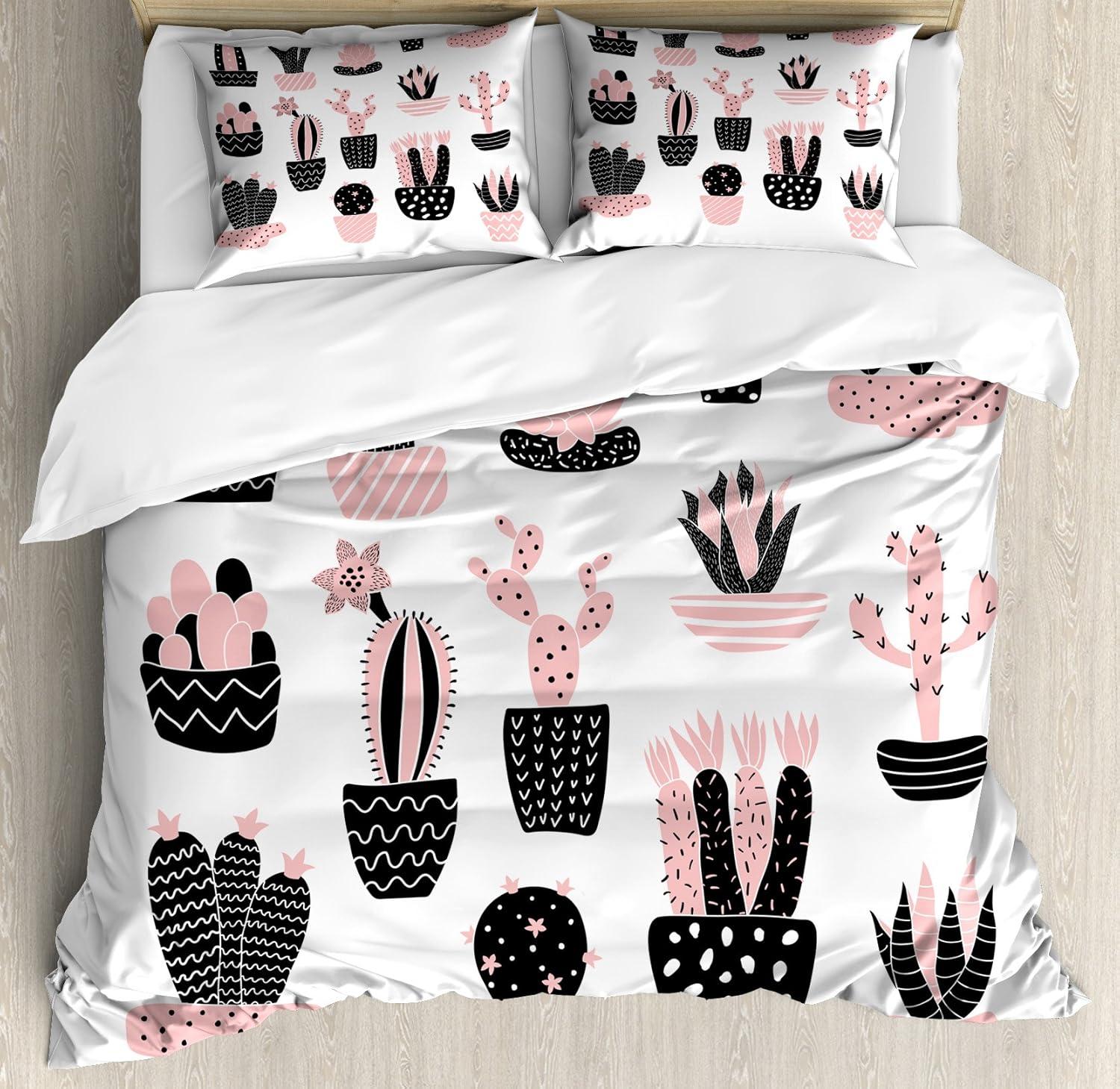 imageAmbesonne I Love You Duvet Cover Set Hand Writing with Infinity Romantic Red Hearts Valentines Day Theme Decorative 3 Piece Bedding Set with 2 Pillow Shams Queen Size Red Black WhitePale Pink White