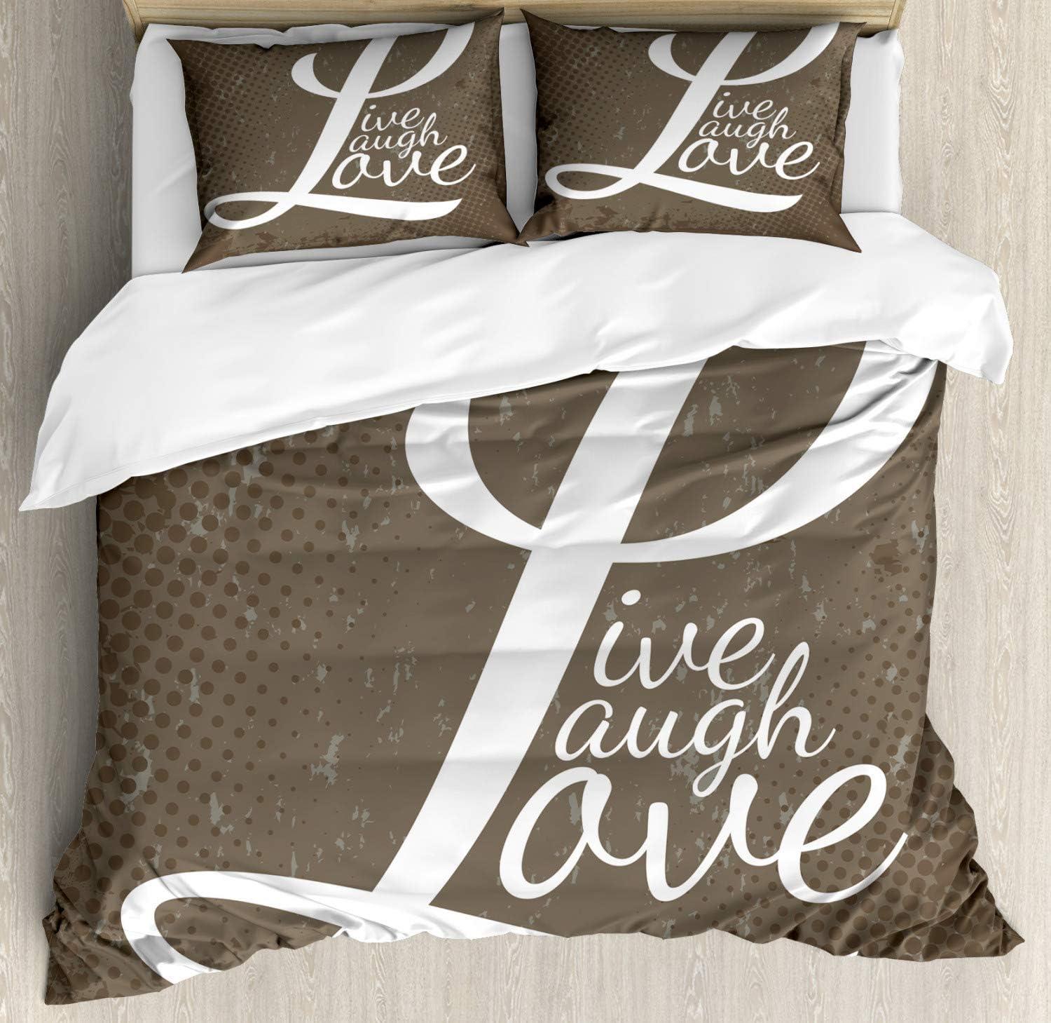 imageAmbesonne I Love You More Duvet Cover Sets Pink Rats with Tangled Tails Forming a Heart Valentines Bedding Set with 2 Duvet Covers amp 4 Pillowcases 2 Pack Queen Size Pale Pink Cocoa YellowBrown White Pale Brown