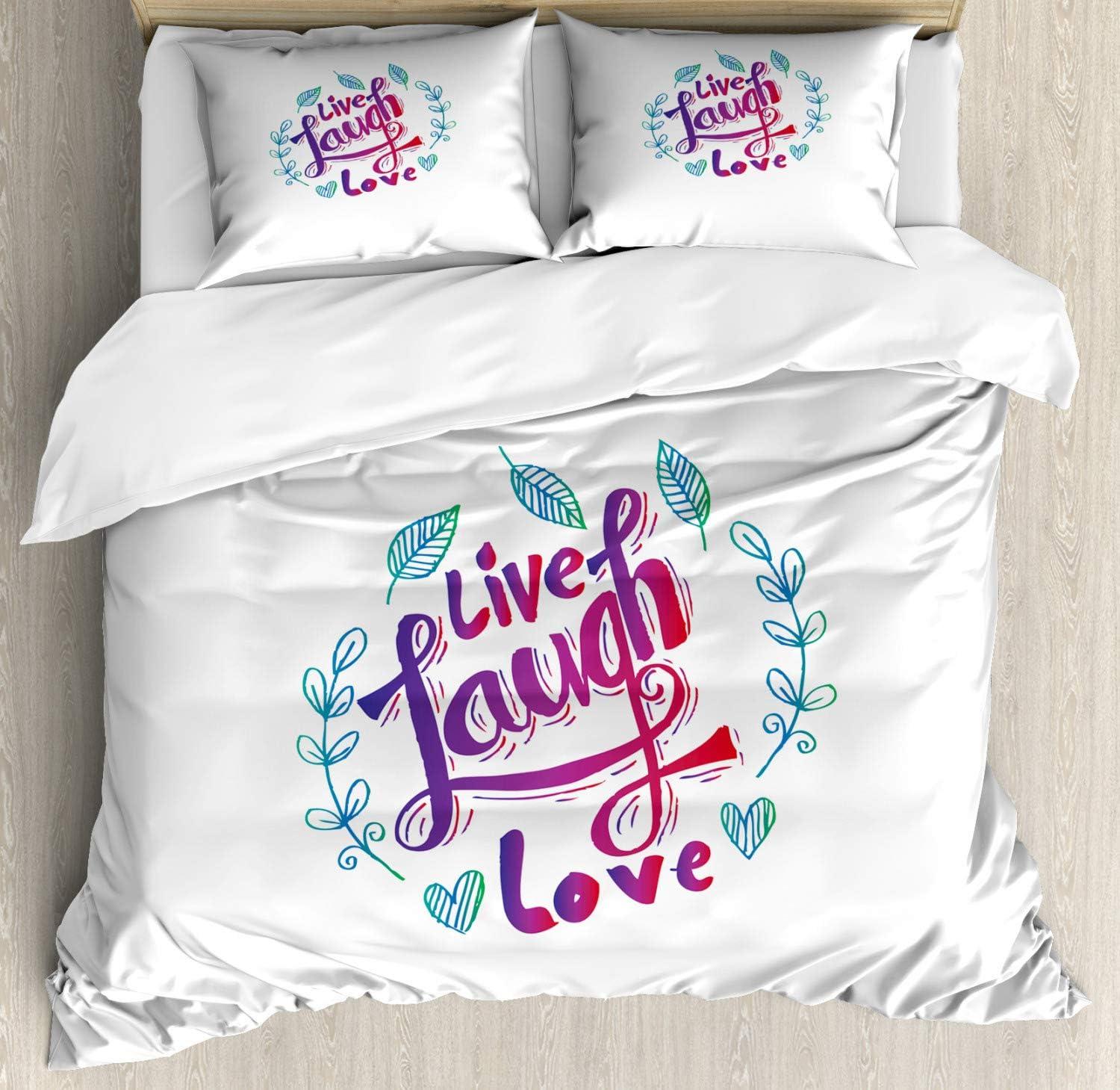 imageAmbesonne I Love You More Duvet Cover Sets Pink Rats with Tangled Tails Forming a Heart Valentines Bedding Set with 2 Duvet Covers amp 4 Pillowcases 2 Pack Queen Size Pale Pink Cocoa YellowViolet Red Violet Blue