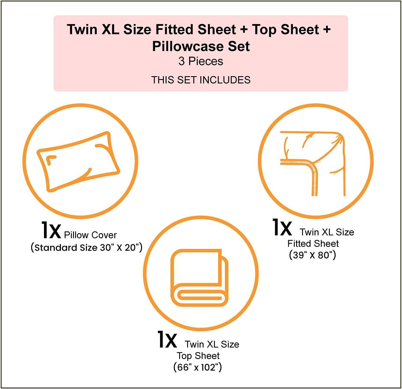 imageAmbesonne I Love You More Sheet Set Pink Rats with Tangled Tails Forming a Heart Valentines Fitted and Flat Sheet with Pillowcases Bedding Accent 4 Piece Set Full Pale Pink Cocoa YellowBlush Black White