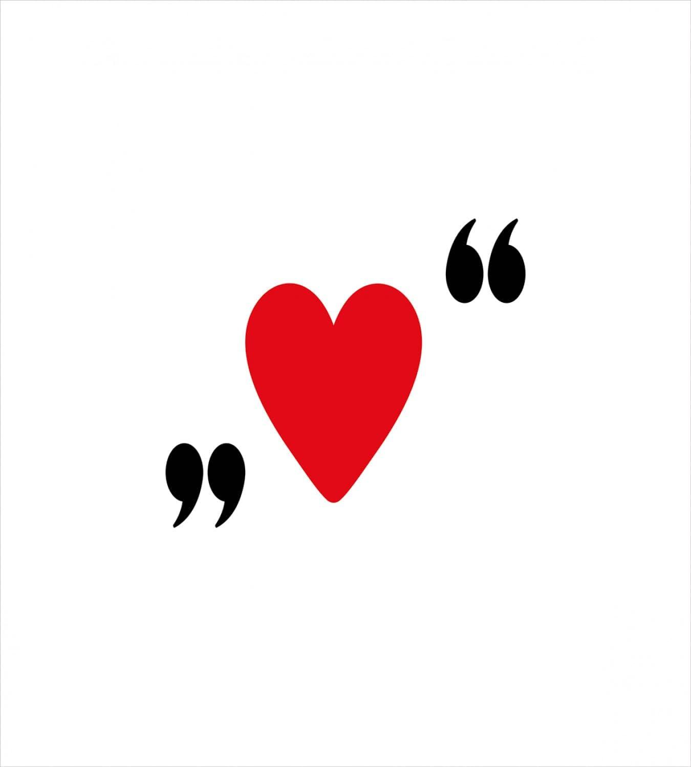 imageAmbesonne Love Duvet Cover Sets Red Heart in Writing Marks Romantic Love Simple Classic Valentines Bedding Set with 2 Duvet Covers amp 2 Pillowcases 2 Pack Twin Size Red Black WhiteRed Black White