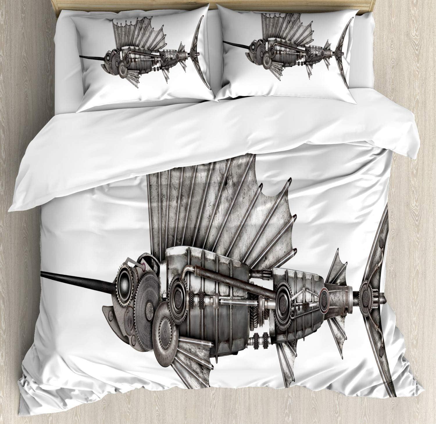 imageAmbesonne Love Duvet Cover Sets Red Heart in Writing Marks Romantic Love Simple Classic Valentines Bedding Set with 2 Duvet Covers amp 2 Pillowcases 2 Pack Twin Size Red Black WhiteGrey and White