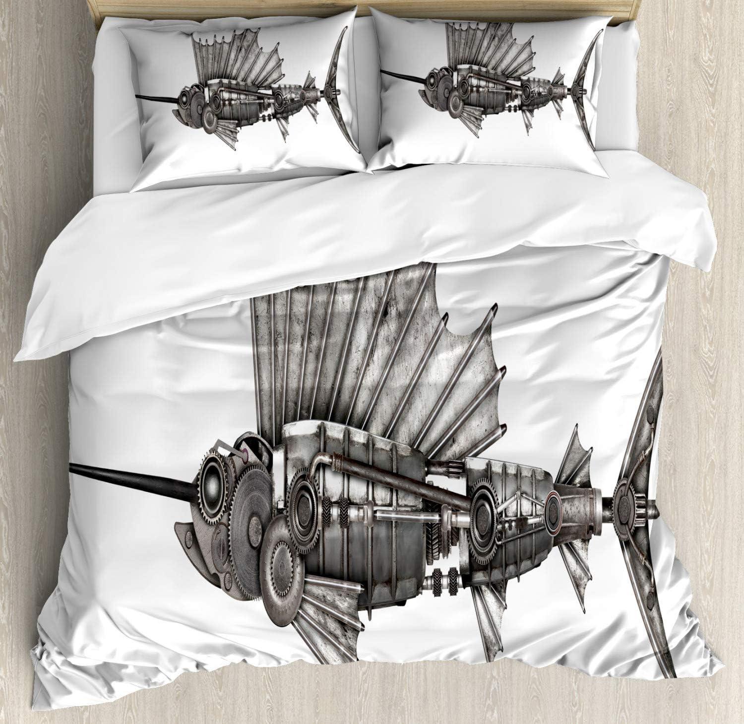 imageAmbesonne Love Duvet Cover Sets Red Heart in Writing Marks Romantic Love Simple Classic Valentines Bedding Set with 2 Duvet Covers amp 2 Pillowcases 2 Pack Twin Size Red Black WhiteGrey and White