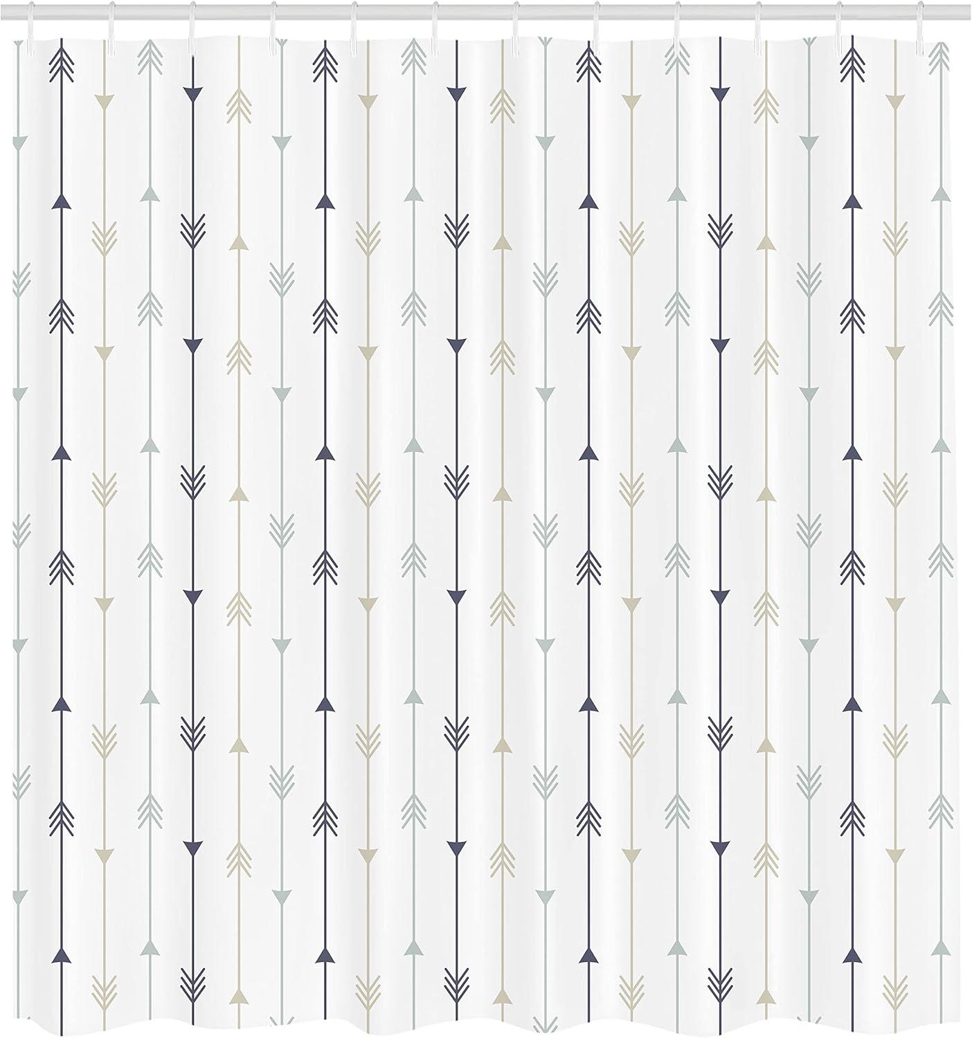imageAmbesonne Rose Shower Curtain Romantic Lisianthus Berries as an Arch Marriage Wedding and Gatherings Design in Soft Pastel Colors Cloth Fabric Bathroom Set with Hooks 69 W x 75 L Purple CreamDimgray White