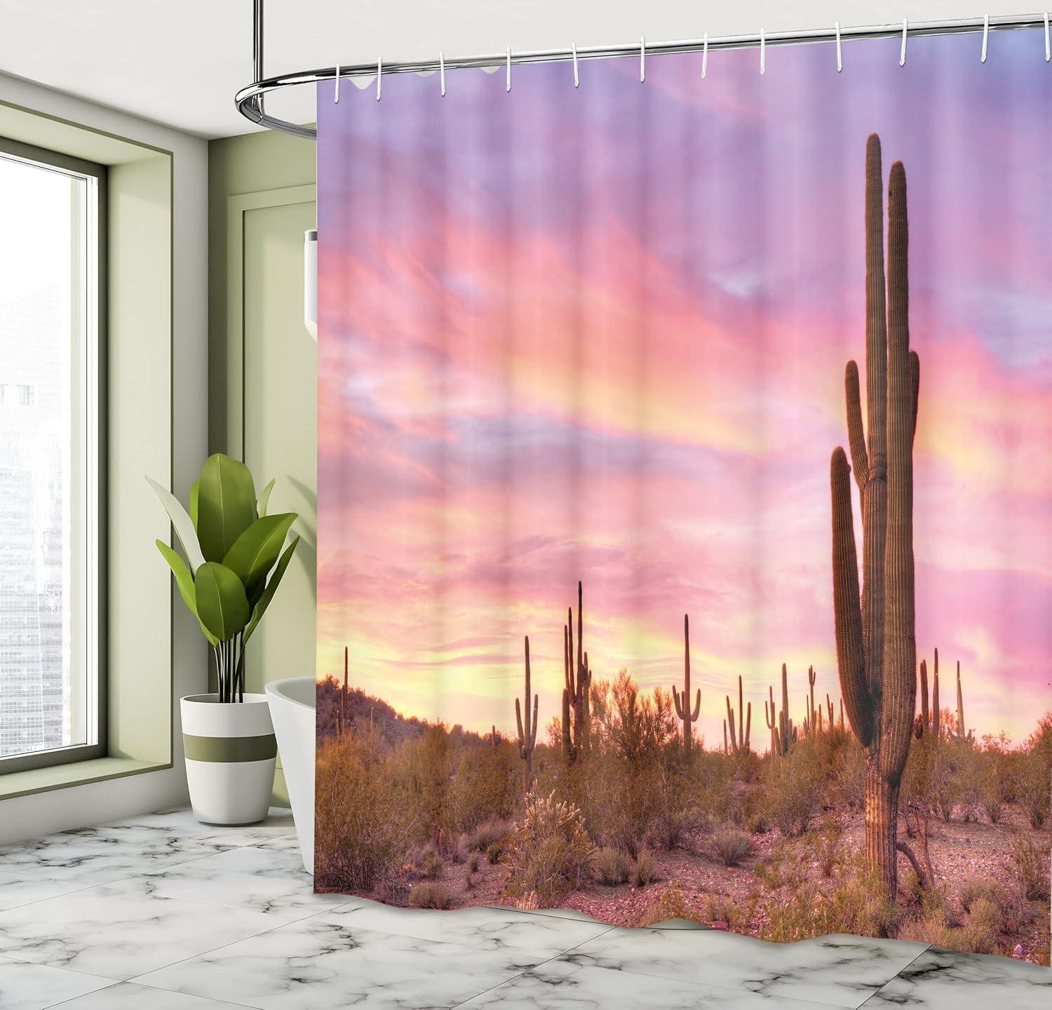 imageAmbesonne Rose Shower Curtain Romantic Lisianthus Berries as an Arch Marriage Wedding and Gatherings Design in Soft Pastel Colors Cloth Fabric Bathroom Set with Hooks 69 W x 75 L Purple CreamPink Lilac