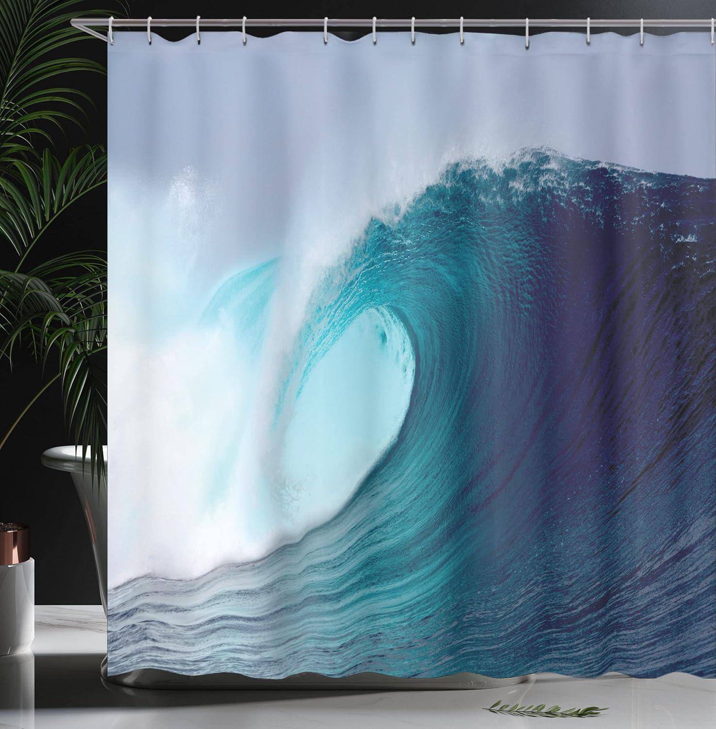 imageAmbesonne Rose Shower Curtain Romantic Lisianthus Berries as an Arch Marriage Wedding and Gatherings Design in Soft Pastel Colors Cloth Fabric Bathroom Set with Hooks 69 W x 75 L Purple CreamWhite and Blue