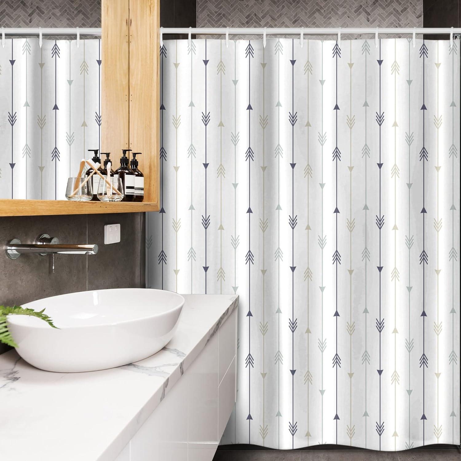 imageAmbesonne Rose Shower Curtain Romantic Lisianthus Berries as an Arch Marriage Wedding and Gatherings Design in Soft Pastel Colors Cloth Fabric Bathroom Set with Hooks 69 W x 75 L Purple CreamDimgray White
