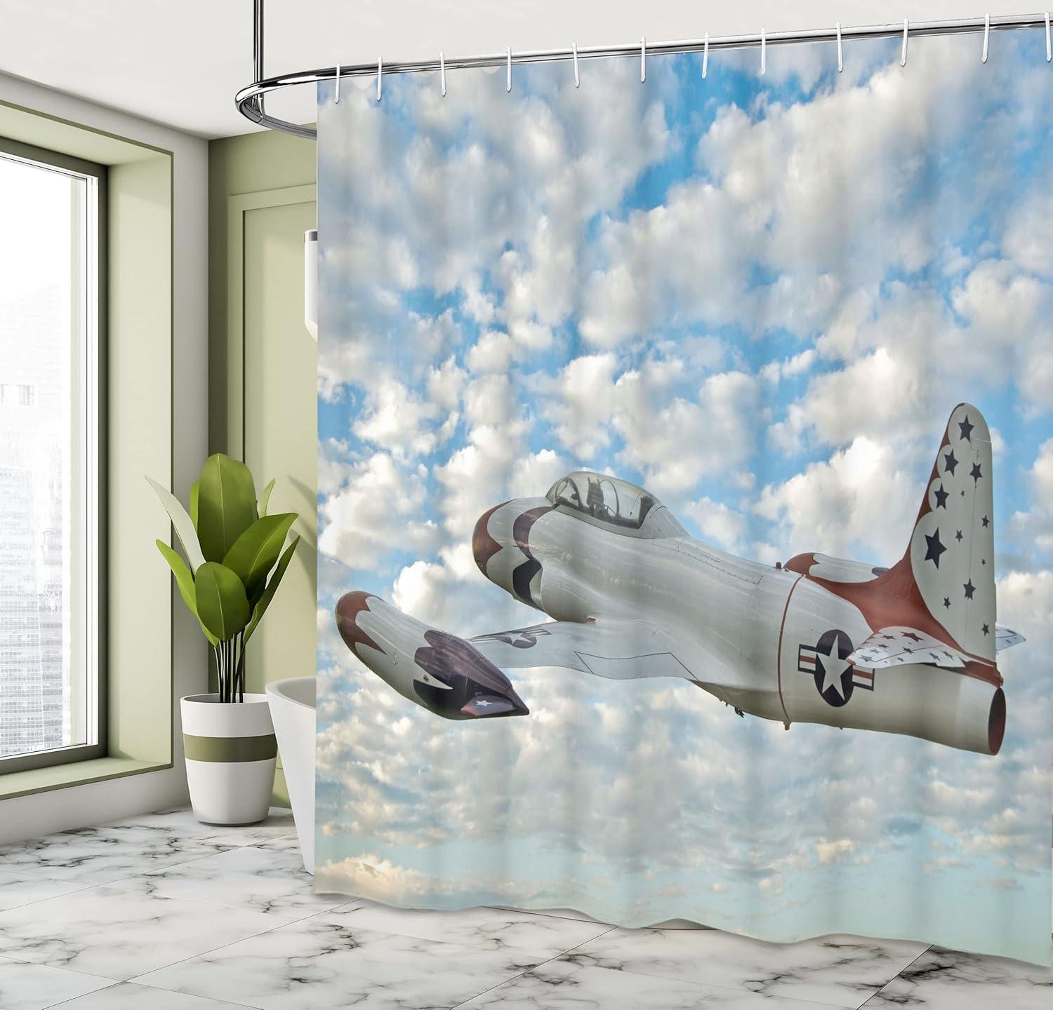 imageAmbesonne Rose Shower Curtain Romantic Lisianthus Berries as an Arch Marriage Wedding and Gatherings Design in Soft Pastel Colors Cloth Fabric Bathroom Set with Hooks 69 W x 75 L Purple CreamBlue Ivory