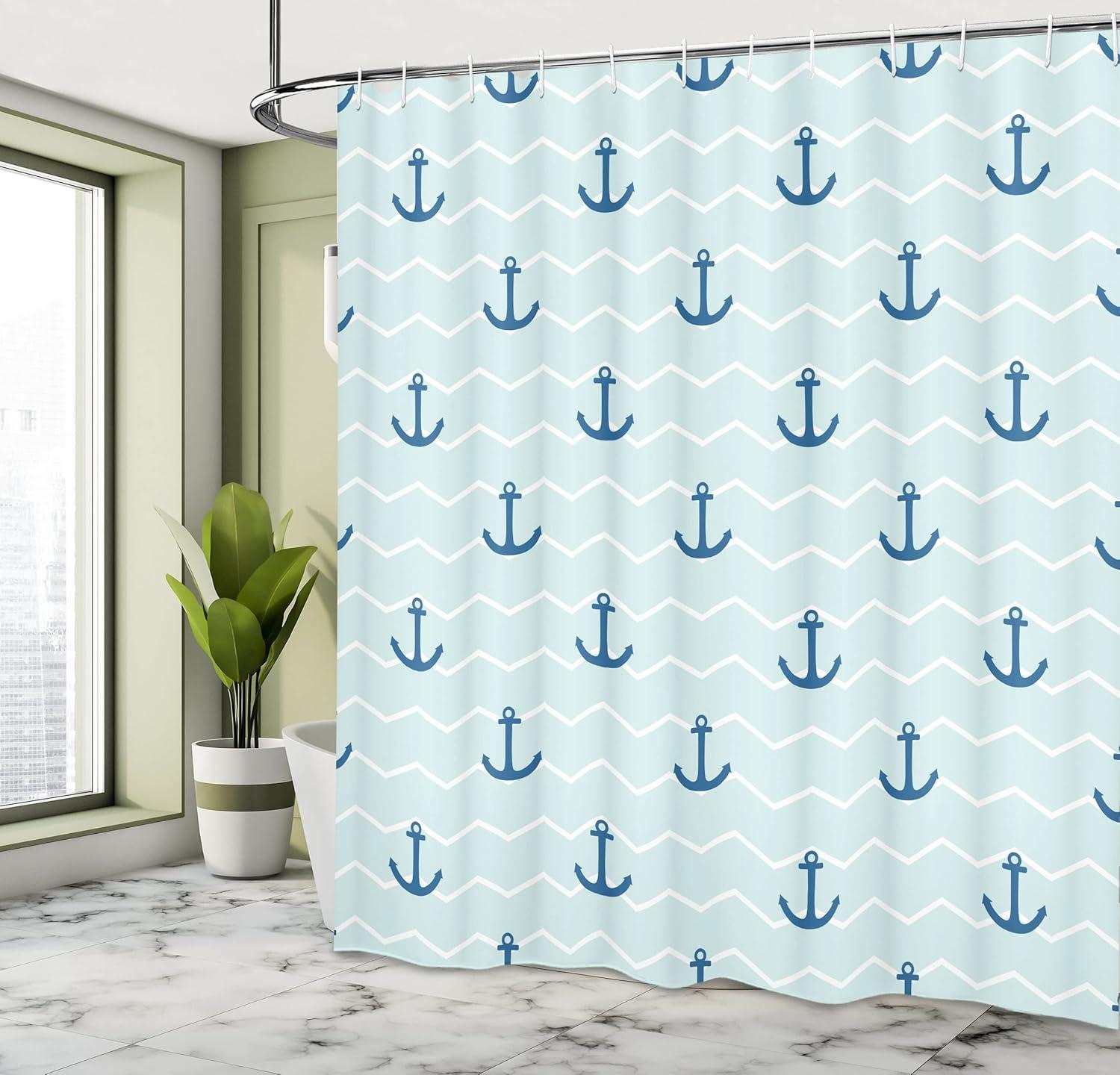 imageAmbesonne Rose Shower Curtain Romantic Lisianthus Berries as an Arch Marriage Wedding and Gatherings Design in Soft Pastel Colors Cloth Fabric Bathroom Set with Hooks 69 W x 75 L Purple CreamAqua White