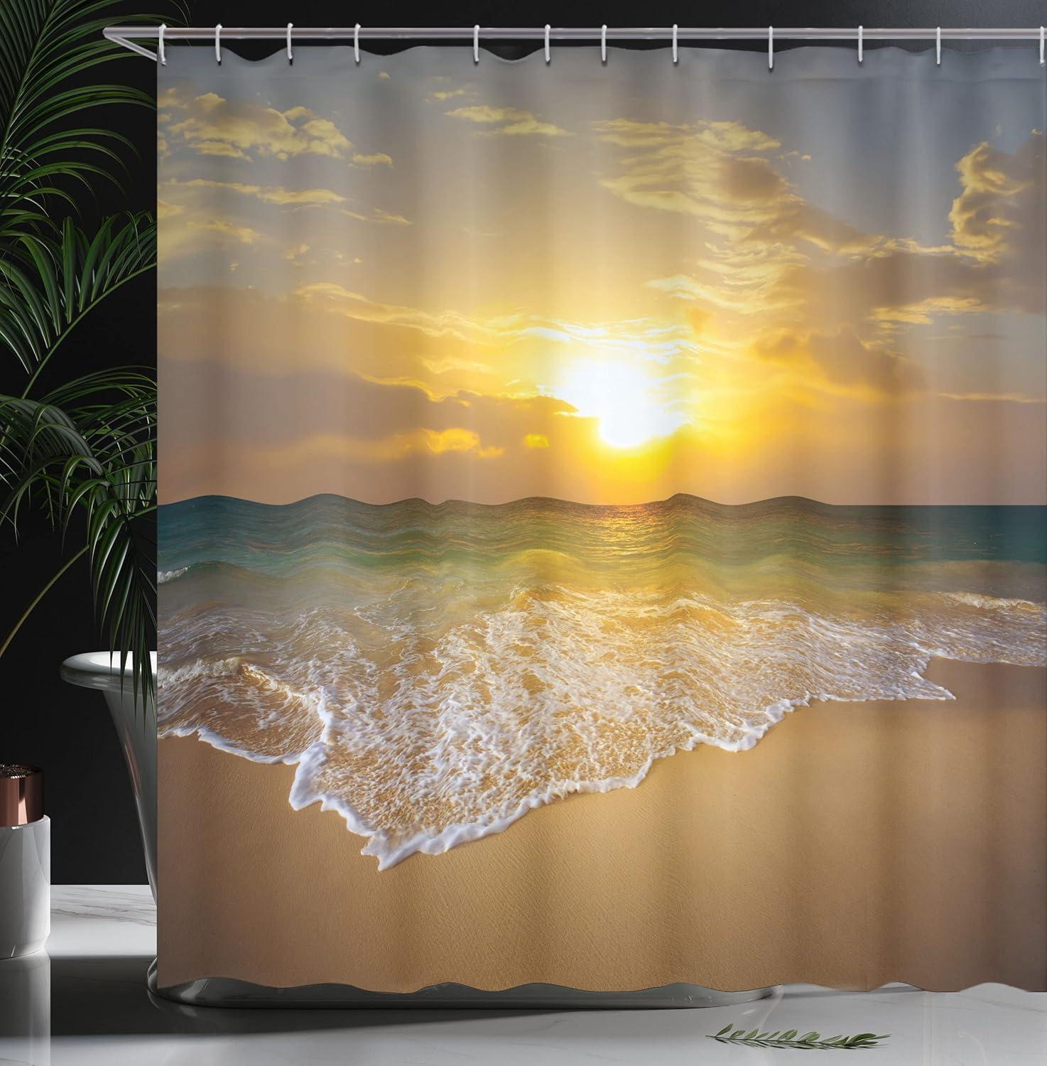 imageAmbesonne Rose Shower Curtain Romantic Lisianthus Berries as an Arch Marriage Wedding and Gatherings Design in Soft Pastel Colors Cloth Fabric Bathroom Set with Hooks 69 W x 75 L Purple CreamBrown Yellow