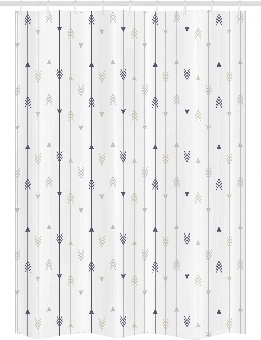 imageAmbesonne Rose Shower Curtain Romantic Lisianthus Berries as an Arch Marriage Wedding and Gatherings Design in Soft Pastel Colors Cloth Fabric Bathroom Set with Hooks 69 W x 75 L Purple CreamDimgray White