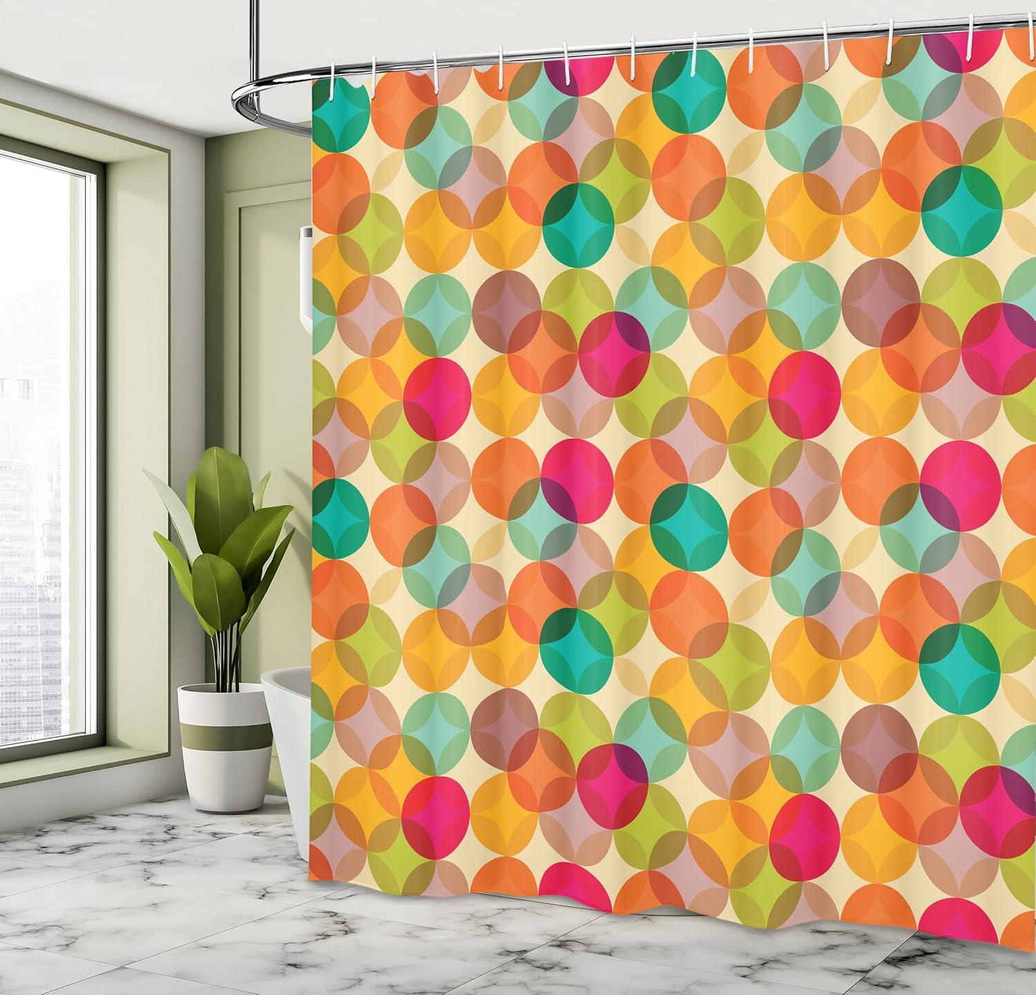 imageAmbesonne Rose Shower Curtain Romantic Lisianthus Berries as an Arch Marriage Wedding and Gatherings Design in Soft Pastel Colors Cloth Fabric Bathroom Set with Hooks 69 W x 75 L Purple CreamApple Green