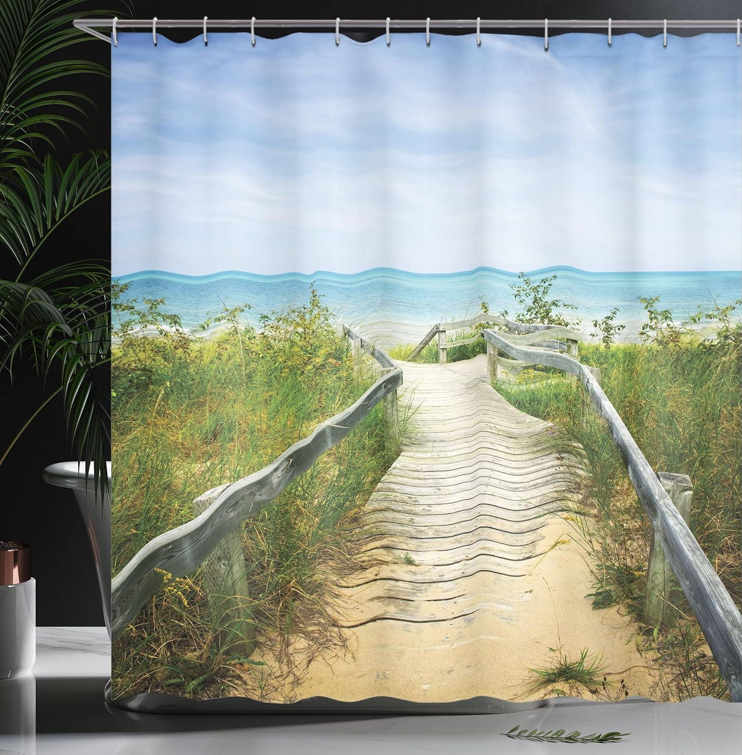 imageAmbesonne Rose Shower Curtain Romantic Lisianthus Berries as an Arch Marriage Wedding and Gatherings Design in Soft Pastel Colors Cloth Fabric Bathroom Set with Hooks 69 W x 75 L Purple CreamBrown Fern
