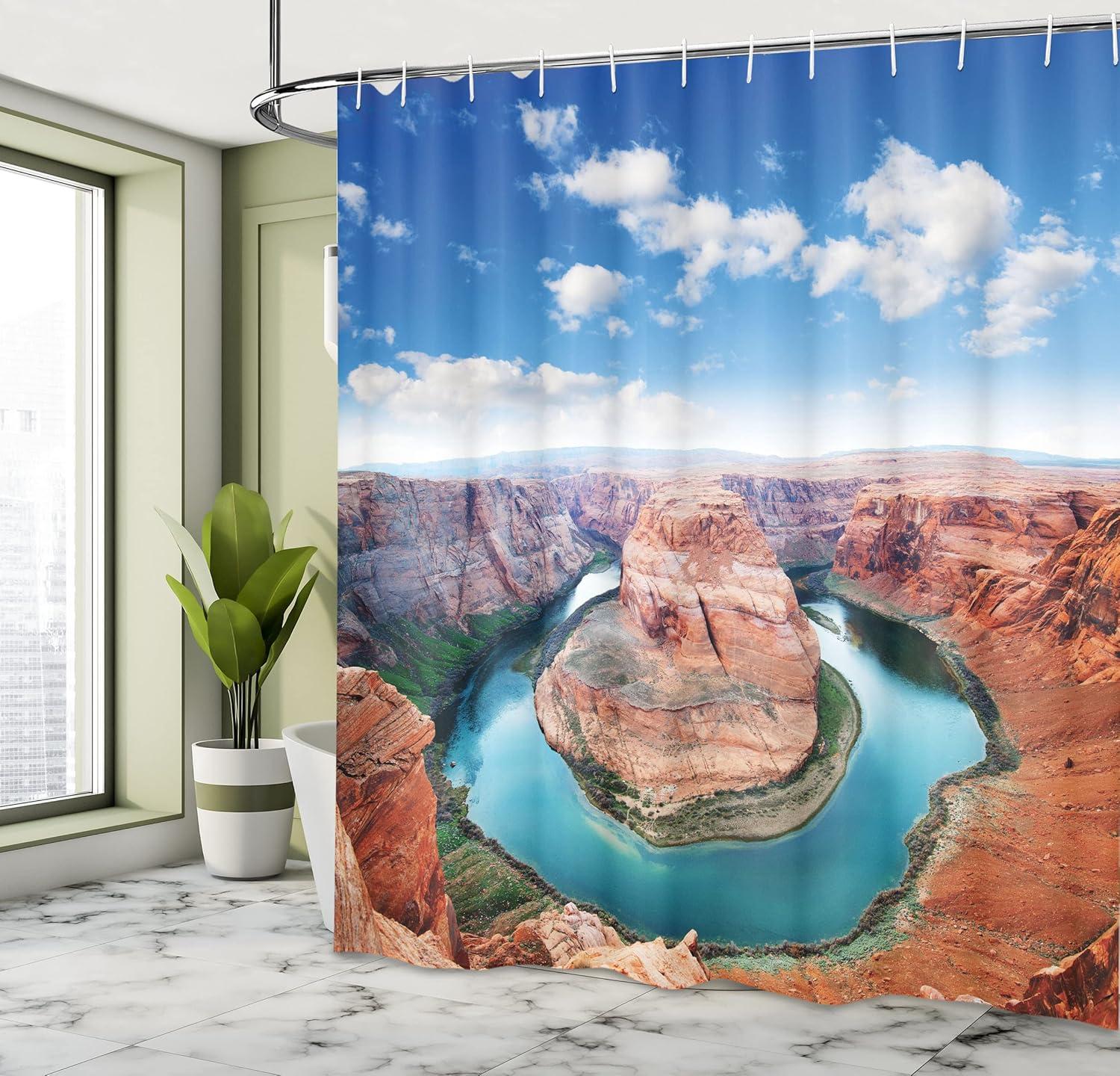imageAmbesonne Rose Shower Curtain Romantic Lisianthus Berries as an Arch Marriage Wedding and Gatherings Design in Soft Pastel Colors Cloth Fabric Bathroom Set with Hooks 69 W x 75 L Purple CreamCinnamon White