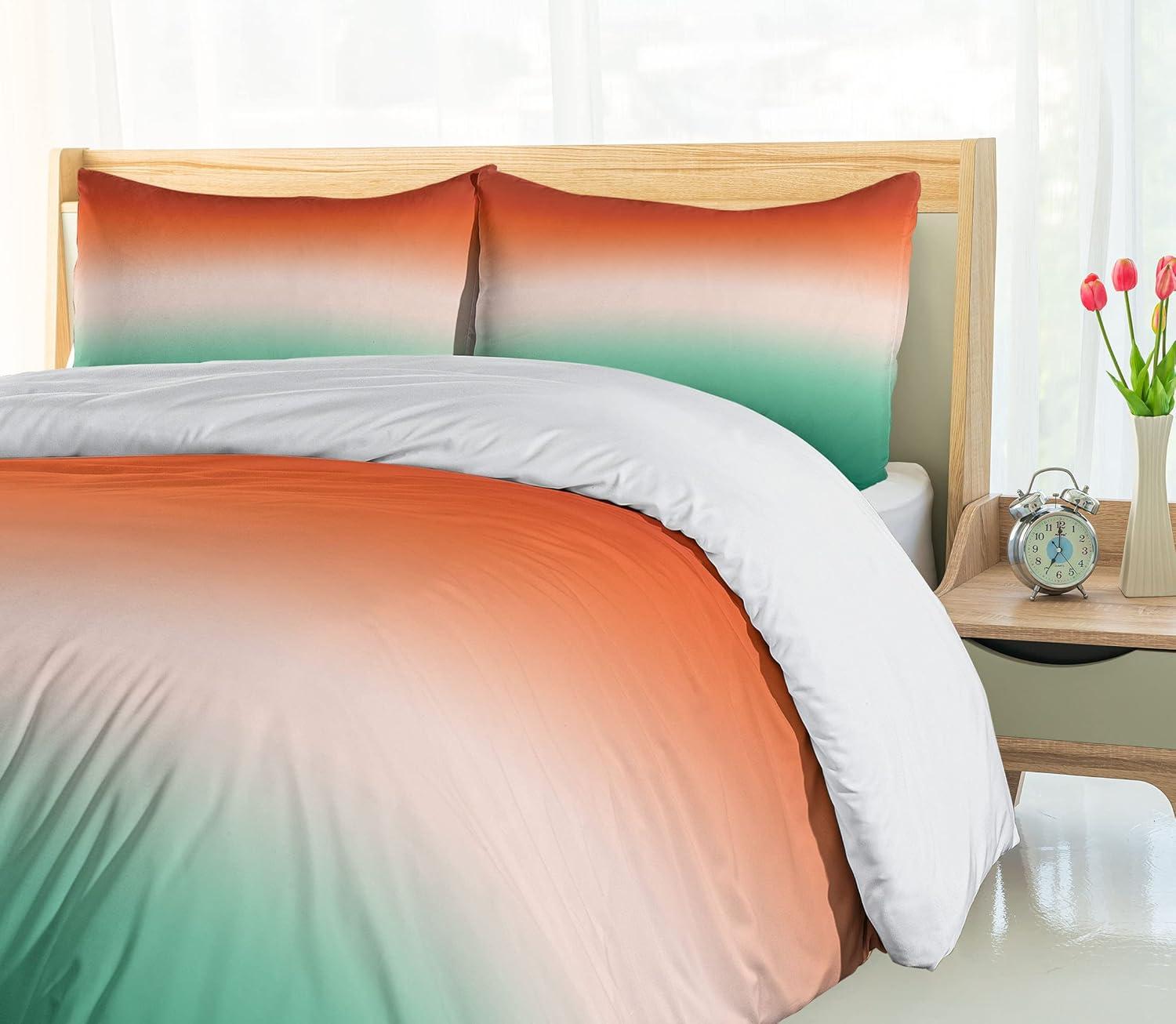 imageAmbesonne Spanish Duvet Cover Sets Te Quiero Hoy Manana Y Siempre Love Words with Heart on Arrow Valentines Bedding Set with 2 Duvet Covers amp 4 Pillowcases 2 Pack Queen Size Black Camel WhiteBurnt Orange Sea Green
