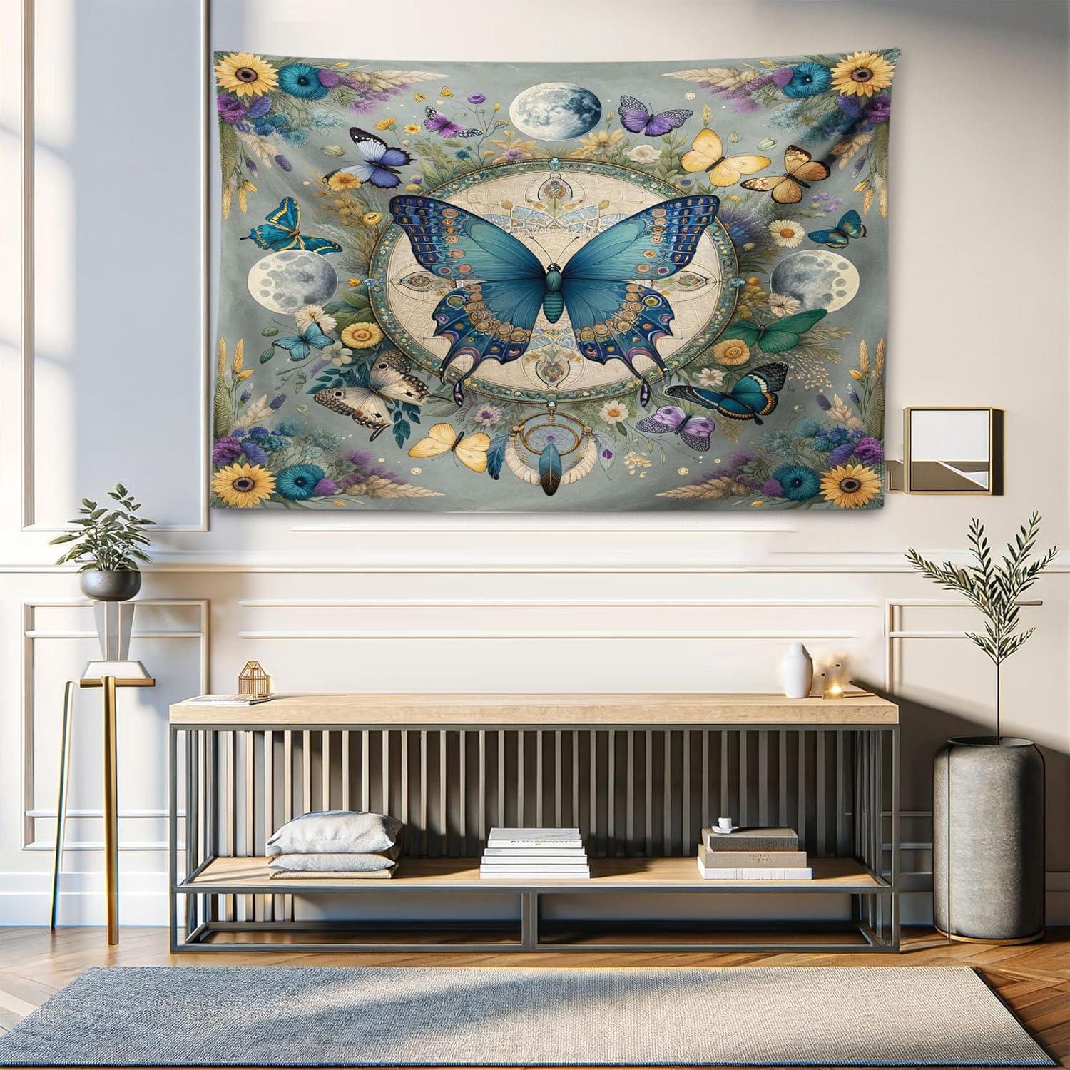 imageAmbesonne Turtle Tapestry Coral Reef and Sea Turtle Close up Photo Bonaire Island Waters Maritime Wide Wall Hanging for Bedroom Living Room Dorm 60 X 40 Pale Coffee Brown BlueCadet Blue Blue Grey