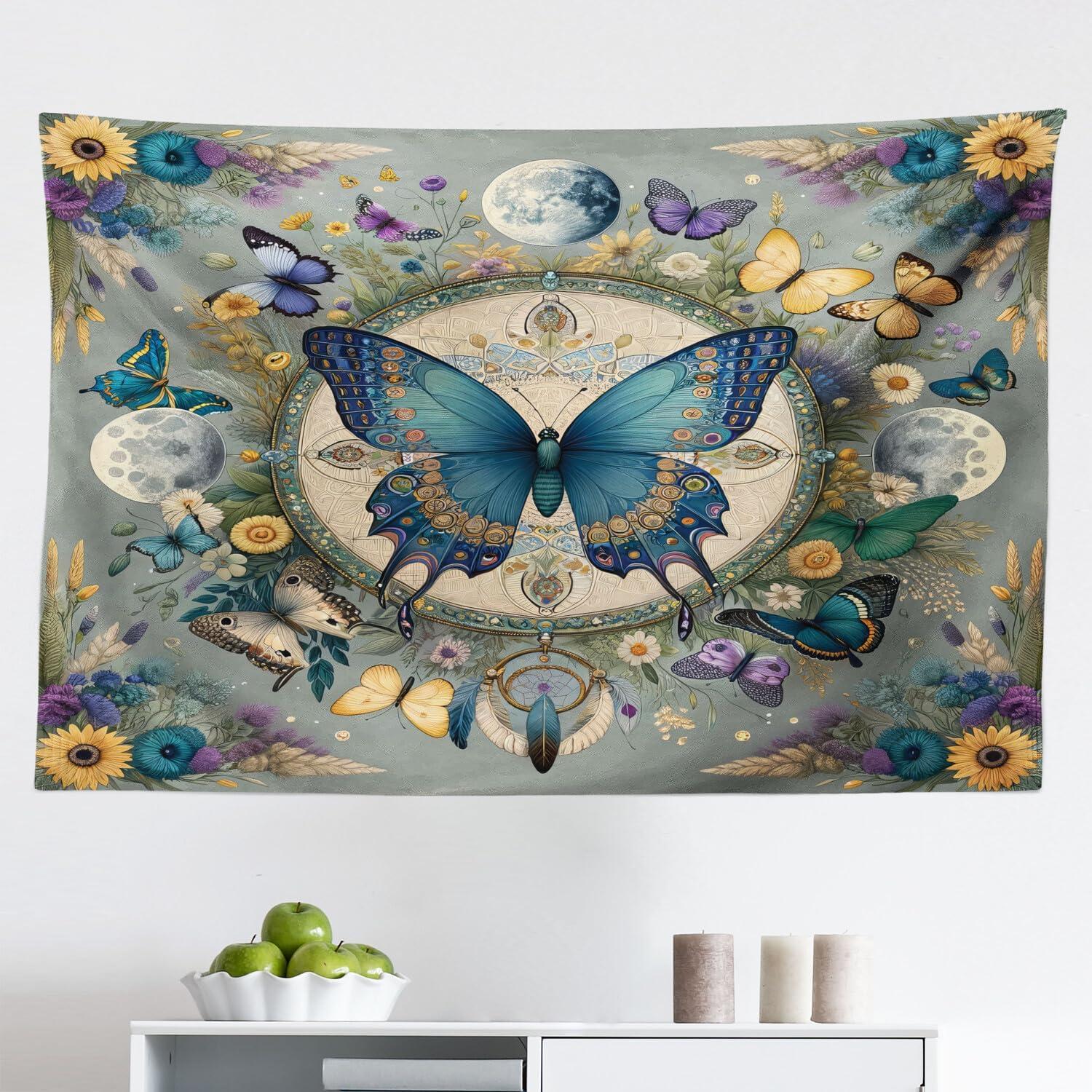 imageAmbesonne Turtle Tapestry Coral Reef and Sea Turtle Close up Photo Bonaire Island Waters Maritime Wide Wall Hanging for Bedroom Living Room Dorm 60 X 40 Pale Coffee Brown BlueCadet Blue Blue Grey