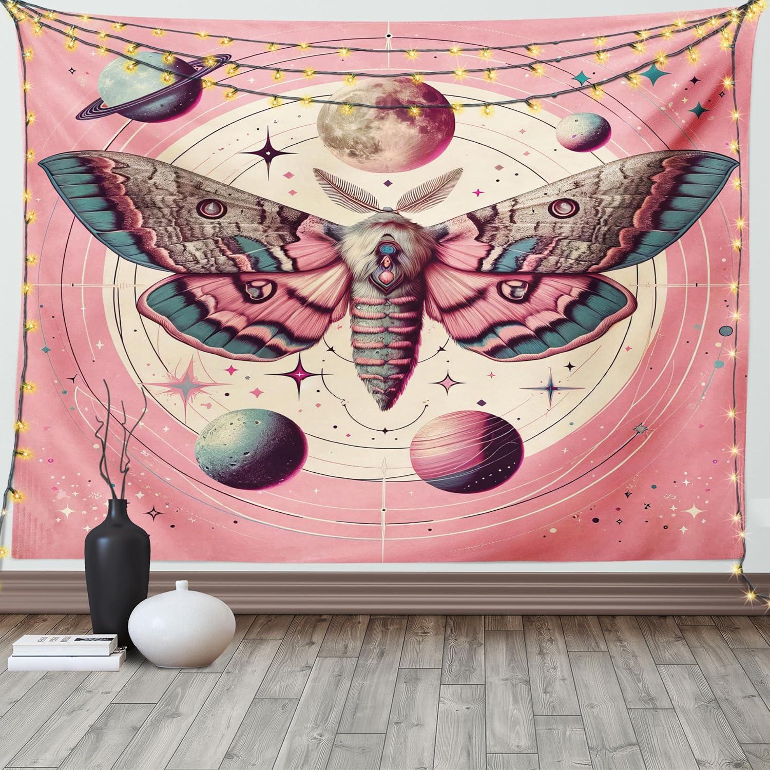 imageAmbesonne Turtle Tapestry Coral Reef and Sea Turtle Close up Photo Bonaire Island Waters Maritime Wide Wall Hanging for Bedroom Living Room Dorm 60 X 40 Pale Coffee Brown BlueRose Cadet Blue