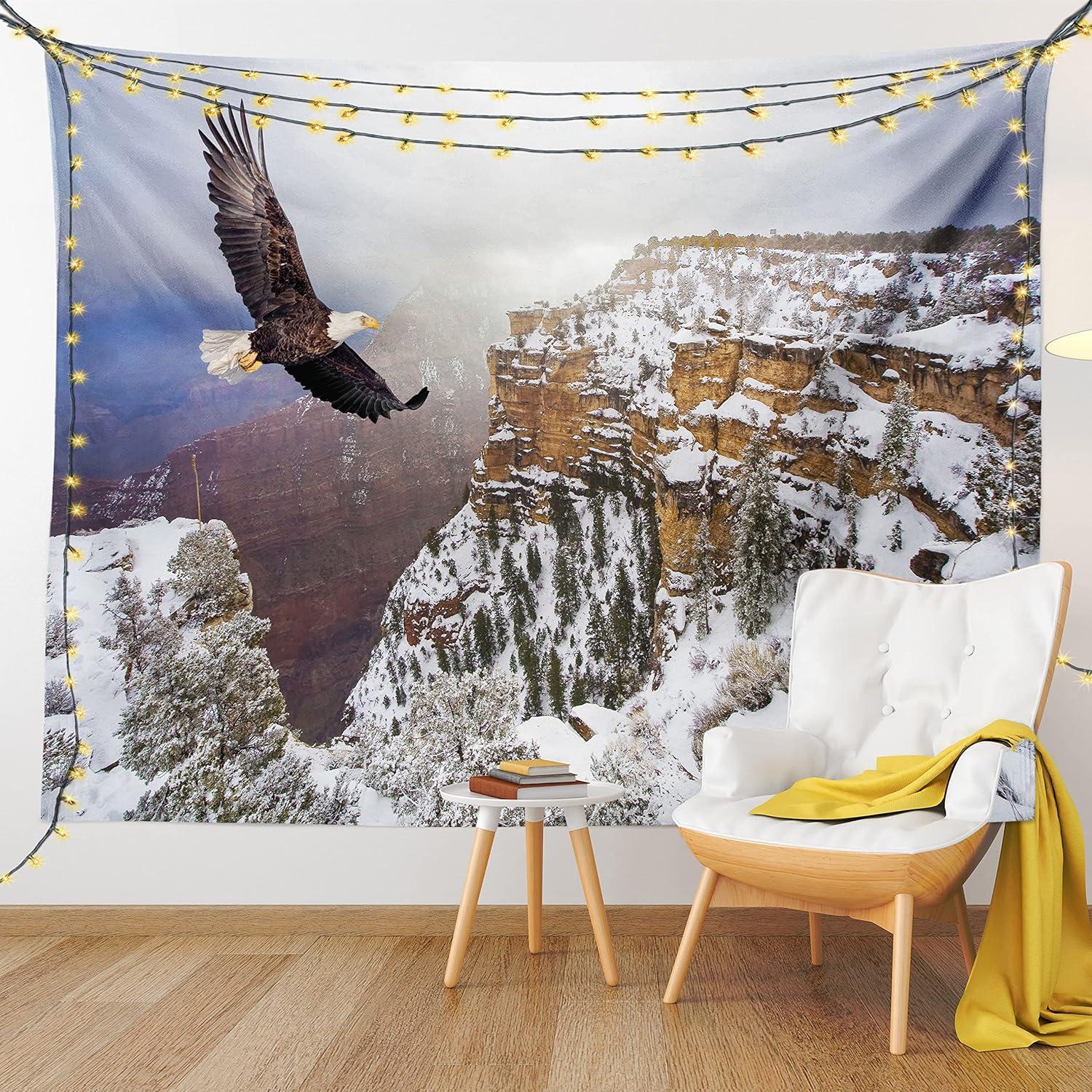 imageAmbesonne Turtle Tapestry Coral Reef and Sea Turtle Close up Photo Bonaire Island Waters Maritime Wide Wall Hanging for Bedroom Living Room Dorm 60 X 40 Pale Coffee Brown BlueWhite Brown