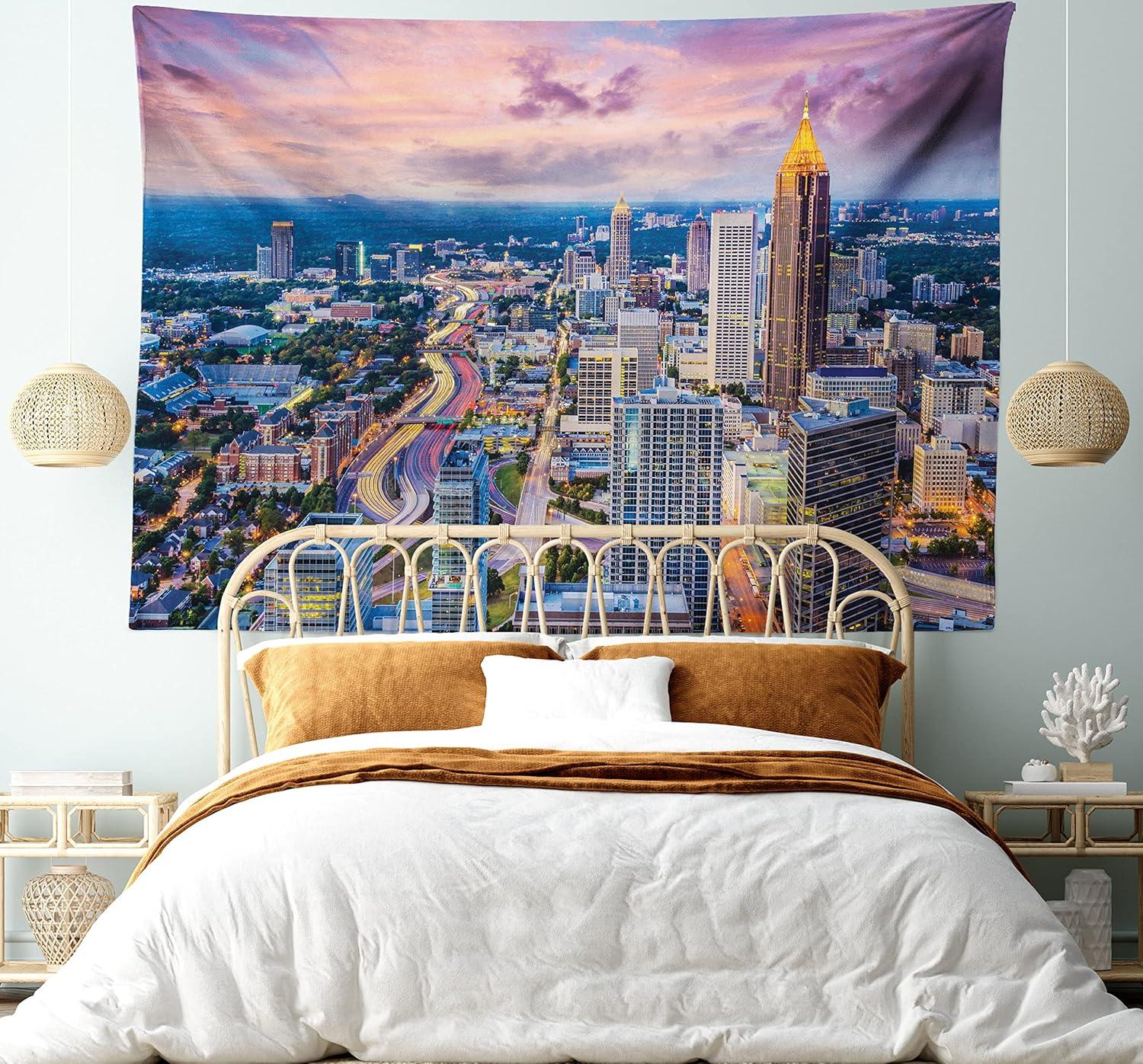 imageAmbesonne Turtle Tapestry Coral Reef and Sea Turtle Close up Photo Bonaire Island Waters Maritime Wide Wall Hanging for Bedroom Living Room Dorm 60 X 40 Pale Coffee Brown BluePale Pink Grey Blue