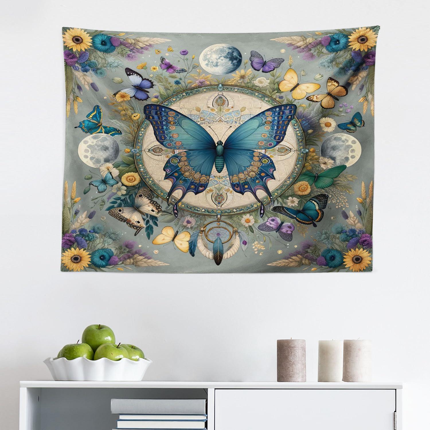imageAmbesonne Turtle Tapestry Coral Reef and Sea Turtle Close up Photo Bonaire Island Waters Maritime Wide Wall Hanging for Bedroom Living Room Dorm 60 X 40 Pale Coffee Brown BlueCadet Blue Blue Grey