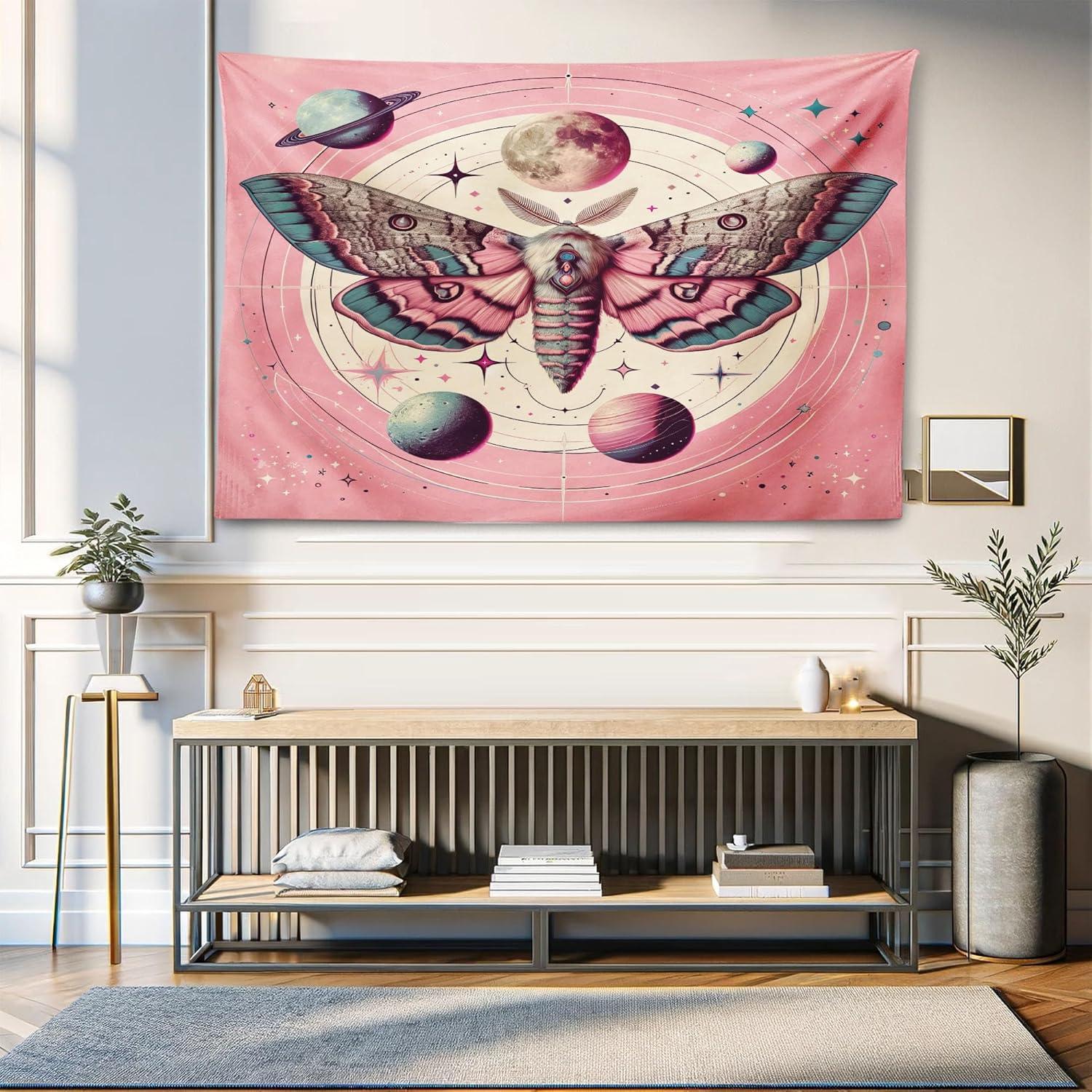 imageAmbesonne Turtle Tapestry Coral Reef and Sea Turtle Close up Photo Bonaire Island Waters Maritime Wide Wall Hanging for Bedroom Living Room Dorm 60 X 40 Pale Coffee Brown BlueRose Cadet Blue