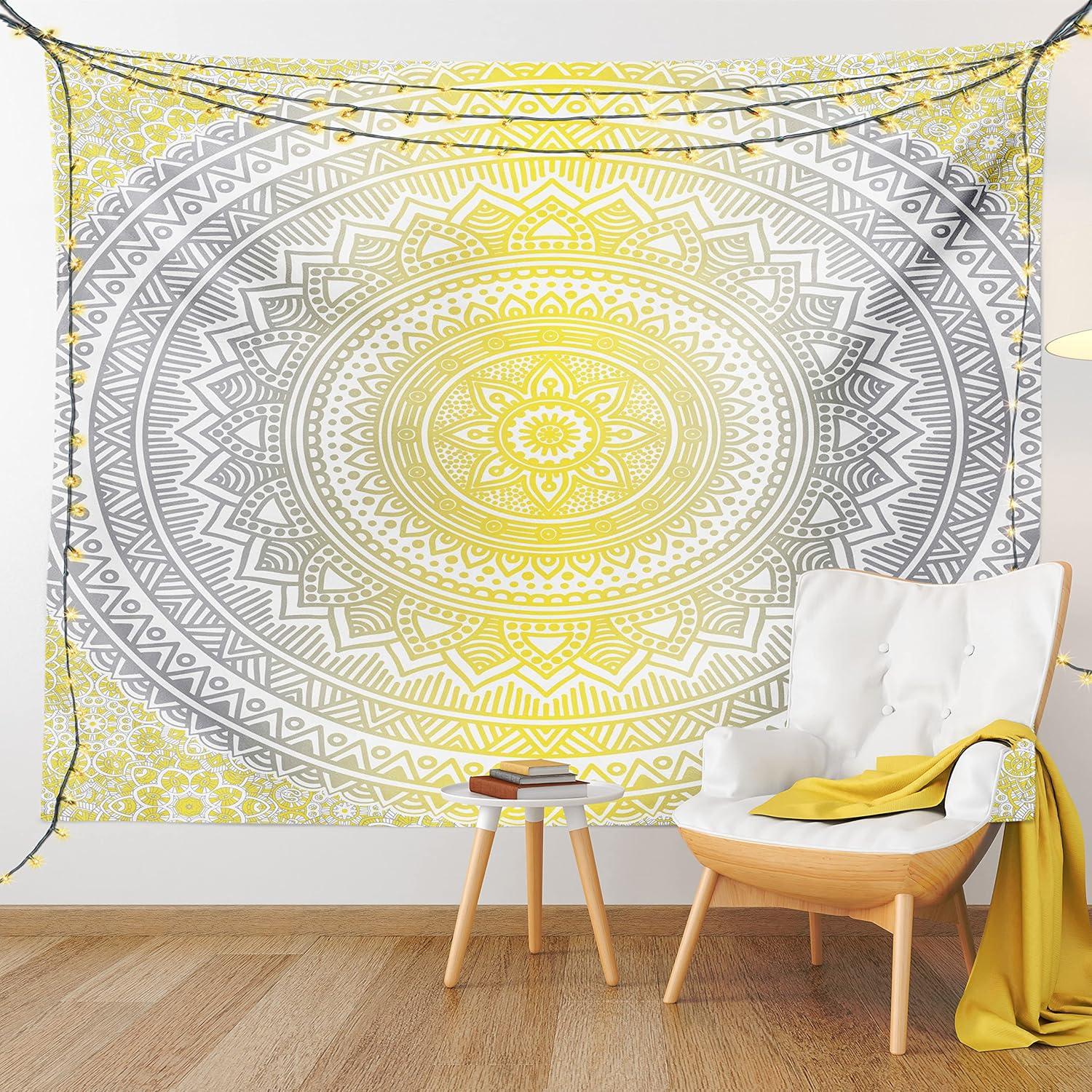 imageAmbesonne Turtle Tapestry Coral Reef and Sea Turtle Close up Photo Bonaire Island Waters Maritime Wide Wall Hanging for Bedroom Living Room Dorm 60 X 40 Pale Coffee Brown BlueGrey Yellow