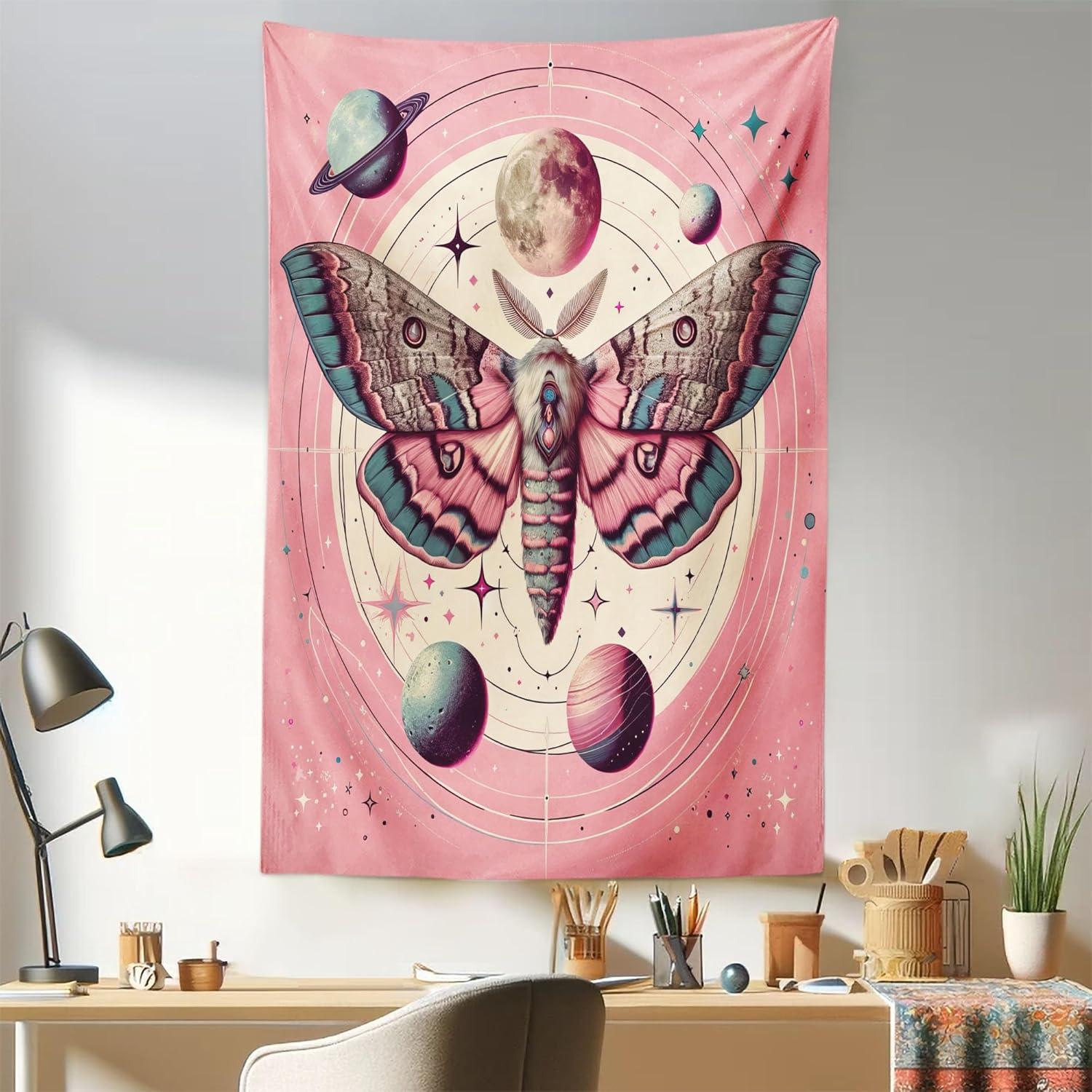 imageAmbesonne Turtle Tapestry Coral Reef and Sea Turtle Close up Photo Bonaire Island Waters Maritime Wide Wall Hanging for Bedroom Living Room Dorm 60 X 40 Pale Coffee Brown BlueRose Cadet Blue