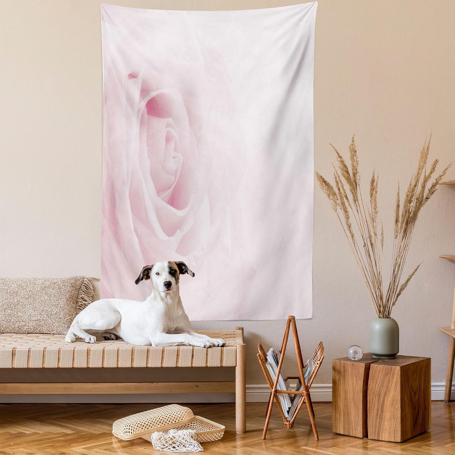 imageAmbesonne Turtle Tapestry Coral Reef and Sea Turtle Close up Photo Bonaire Island Waters Maritime Wide Wall Hanging for Bedroom Living Room Dorm 60 X 40 Pale Coffee Brown BluePale Pink