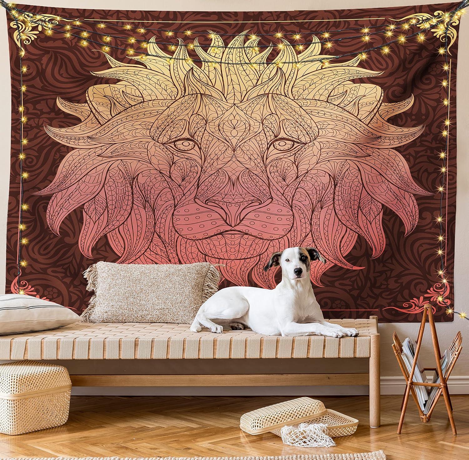 imageAmbesonne Turtle Tapestry Coral Reef and Sea Turtle Close up Photo Bonaire Island Waters Maritime Wide Wall Hanging for Bedroom Living Room Dorm 60 X 40 Pale Coffee Brown BlueMaroon and Yellow