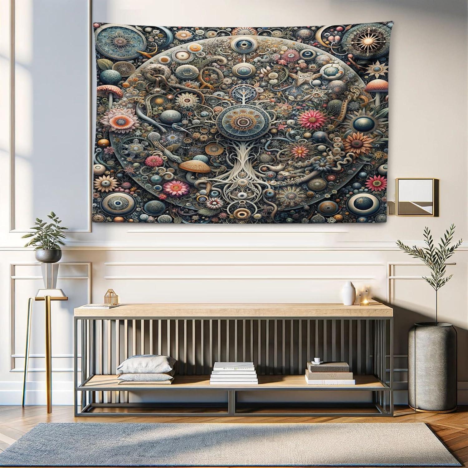imageAmbesonne Turtle Tapestry Coral Reef and Sea Turtle Close up Photo Bonaire Island Waters Maritime Wide Wall Hanging for Bedroom Living Room Dorm 60 X 40 Pale Coffee Brown BlueDark Slate Blue Teal Pink