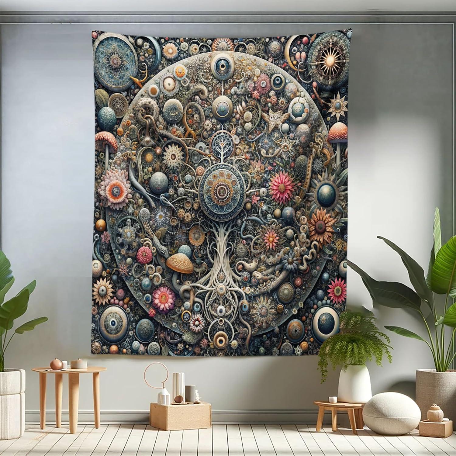 imageAmbesonne Turtle Tapestry Coral Reef and Sea Turtle Close up Photo Bonaire Island Waters Maritime Wide Wall Hanging for Bedroom Living Room Dorm 60 X 40 Pale Coffee Brown BlueDark Slate Blue Teal Pink