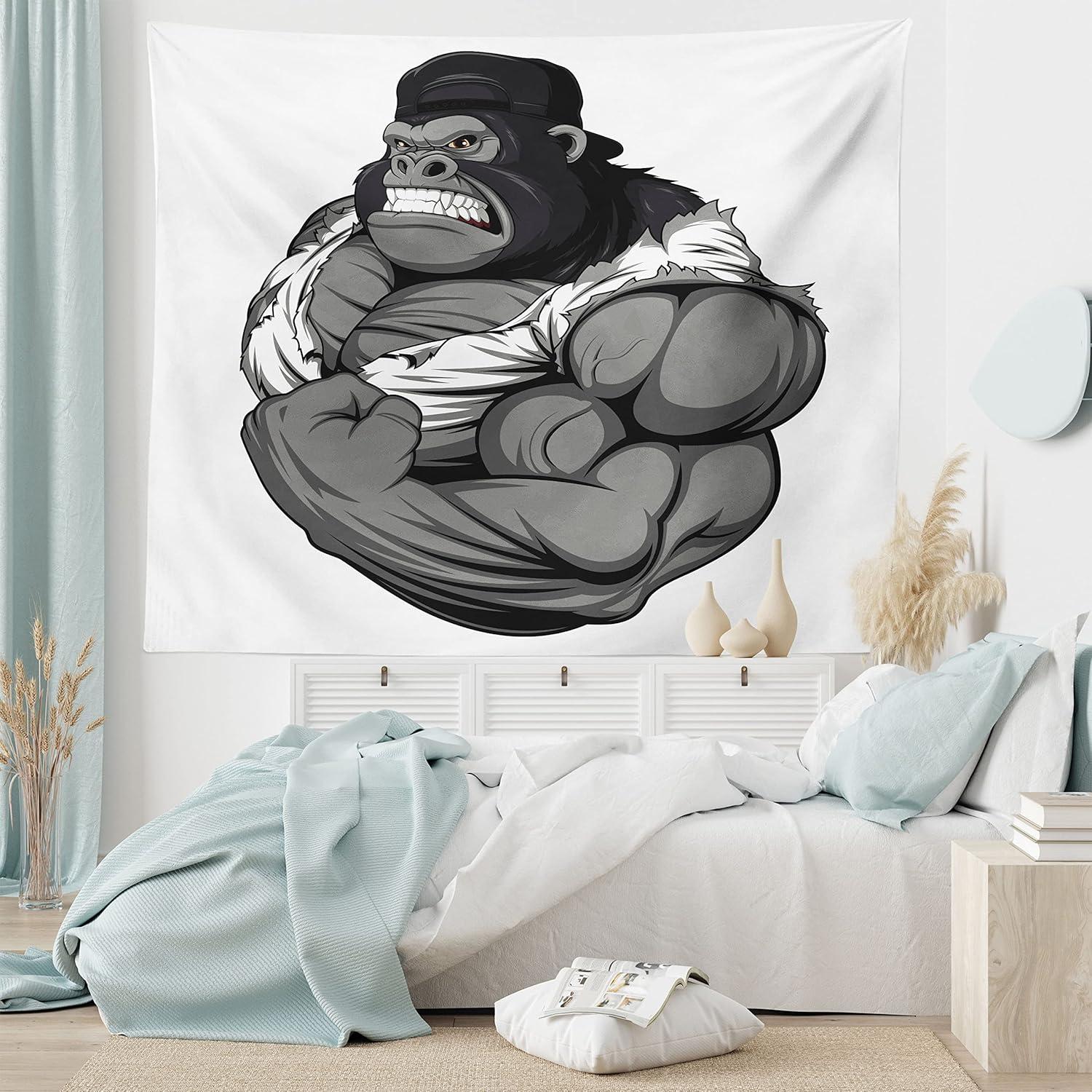 imageAmbesonne Turtle Tapestry Coral Reef and Sea Turtle Close up Photo Bonaire Island Waters Maritime Wide Wall Hanging for Bedroom Living Room Dorm 60 X 40 Pale Coffee Brown BlueBlack White Grey