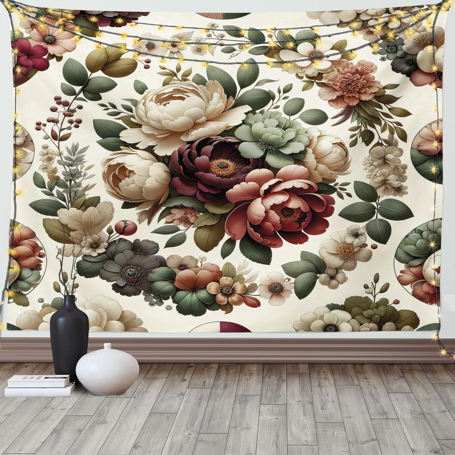 imageAmbesonne Turtle Tapestry Coral Reef and Sea Turtle Close up Photo Bonaire Island Waters Maritime Wide Wall Hanging for Bedroom Living Room Dorm 60 X 40 Pale Coffee Brown BluePale Green Ruby Khaki