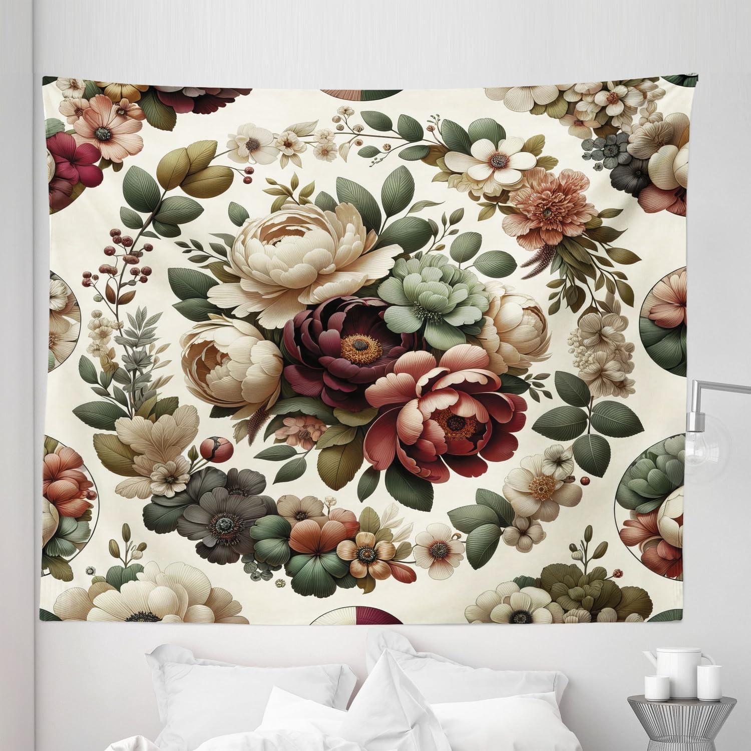 imageAmbesonne Turtle Tapestry Coral Reef and Sea Turtle Close up Photo Bonaire Island Waters Maritime Wide Wall Hanging for Bedroom Living Room Dorm 60 X 40 Pale Coffee Brown BluePale Green Ruby Khaki