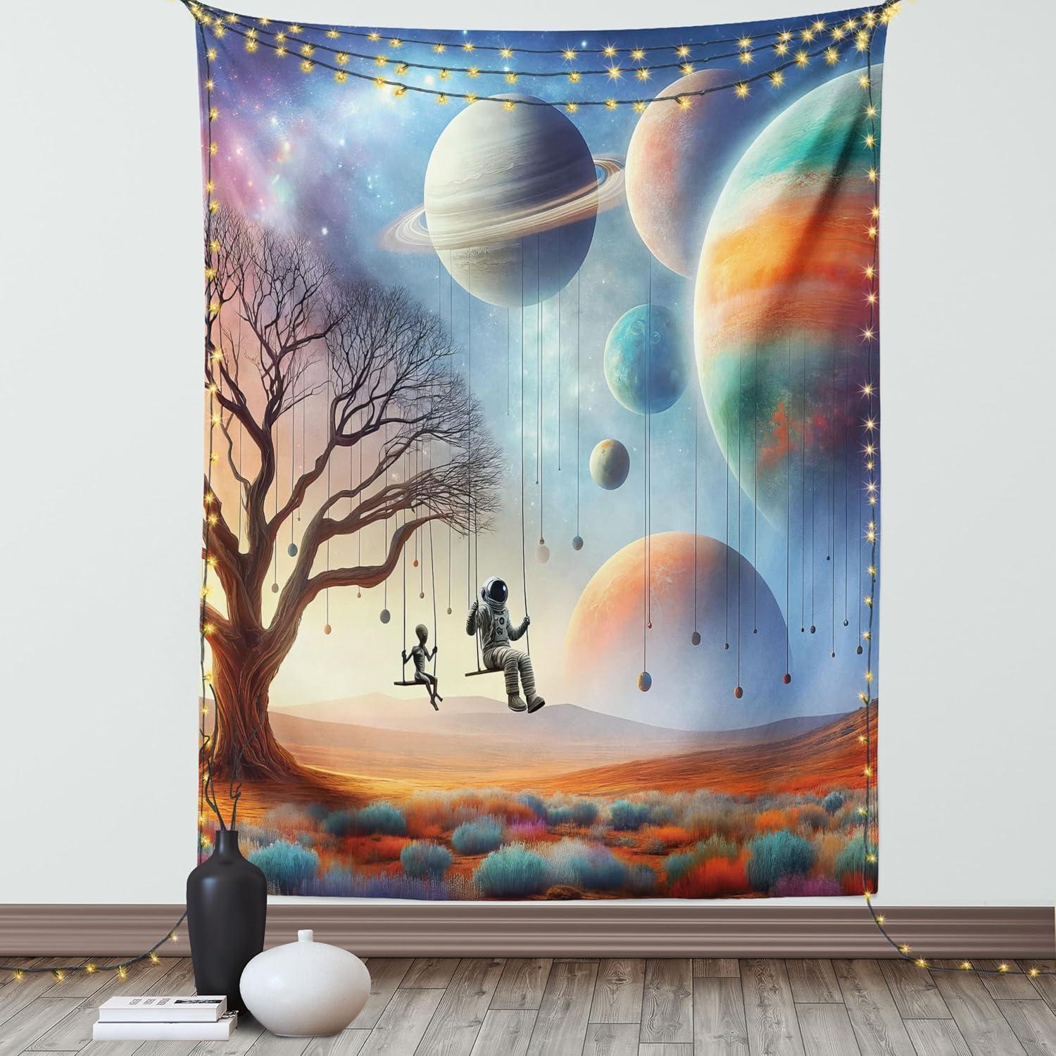 imageAmbesonne Turtle Tapestry Coral Reef and Sea Turtle Close up Photo Bonaire Island Waters Maritime Wide Wall Hanging for Bedroom Living Room Dorm 60 X 40 Pale Coffee Brown BlueLavender Teal Orange