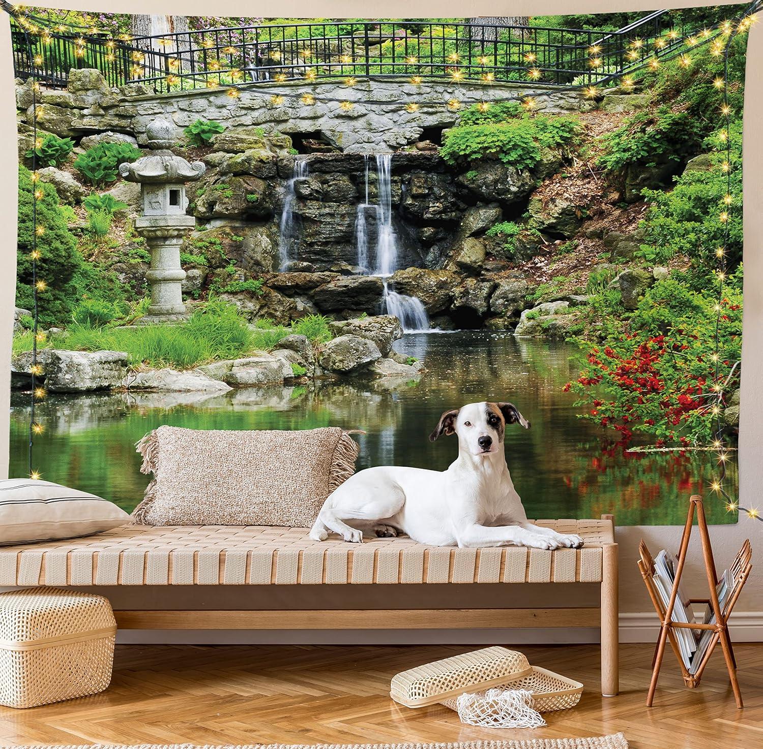 imageAmbesonne Turtle Tapestry Coral Reef and Sea Turtle Close up Photo Bonaire Island Waters Maritime Wide Wall Hanging for Bedroom Living Room Dorm 60 X 40 Pale Coffee Brown BlueWhite Green