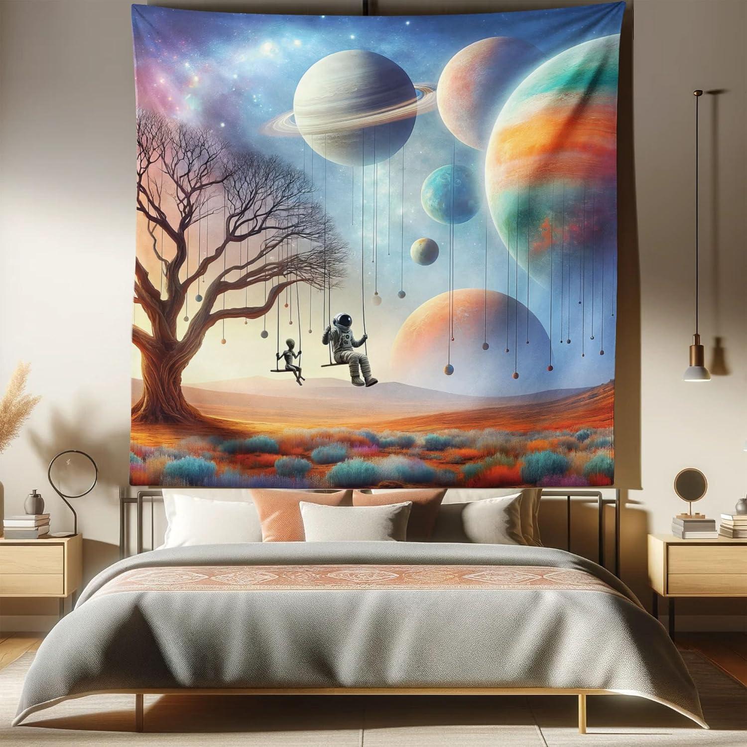 imageAmbesonne Turtle Tapestry Coral Reef and Sea Turtle Close up Photo Bonaire Island Waters Maritime Wide Wall Hanging for Bedroom Living Room Dorm 60 X 40 Pale Coffee Brown BlueLavender Teal Orange