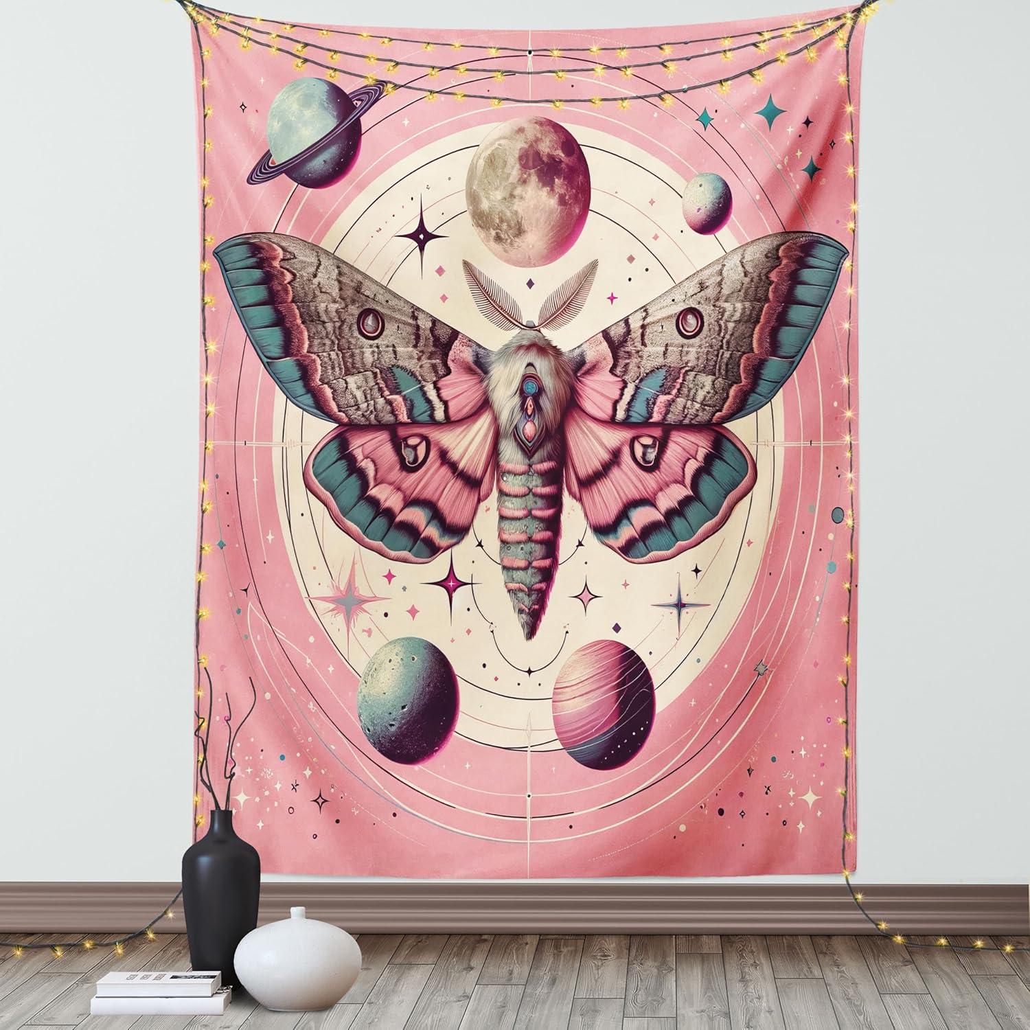 imageAmbesonne Turtle Tapestry Coral Reef and Sea Turtle Close up Photo Bonaire Island Waters Maritime Wide Wall Hanging for Bedroom Living Room Dorm 60 X 40 Pale Coffee Brown BlueRose Cadet Blue