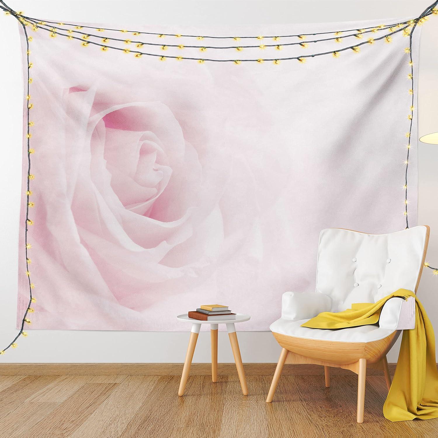 imageAmbesonne Turtle Tapestry Coral Reef and Sea Turtle Close up Photo Bonaire Island Waters Maritime Wide Wall Hanging for Bedroom Living Room Dorm 60 X 40 Pale Coffee Brown BluePale Pink