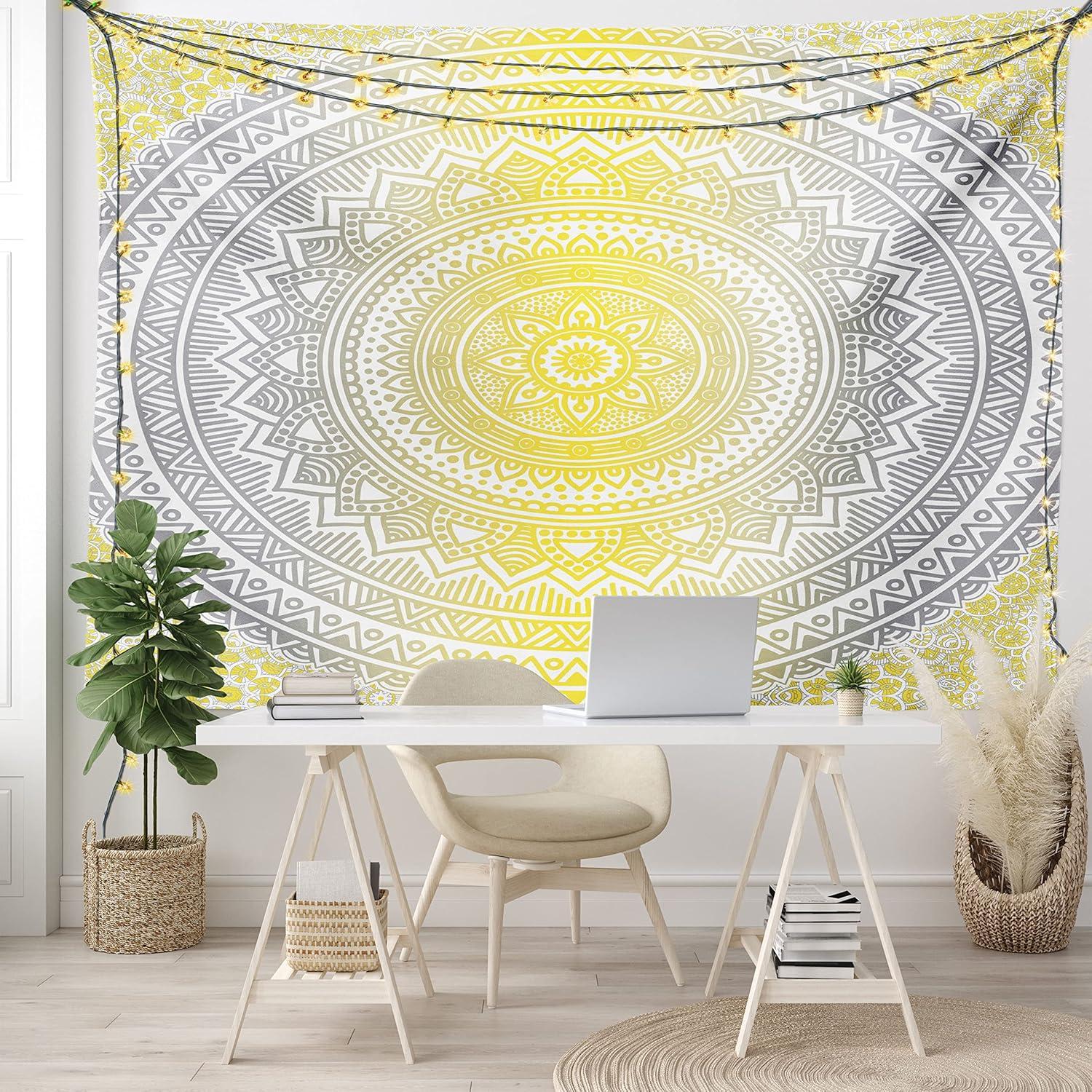 imageAmbesonne Turtle Tapestry Coral Reef and Sea Turtle Close up Photo Bonaire Island Waters Maritime Wide Wall Hanging for Bedroom Living Room Dorm 60 X 40 Pale Coffee Brown BlueGrey Yellow