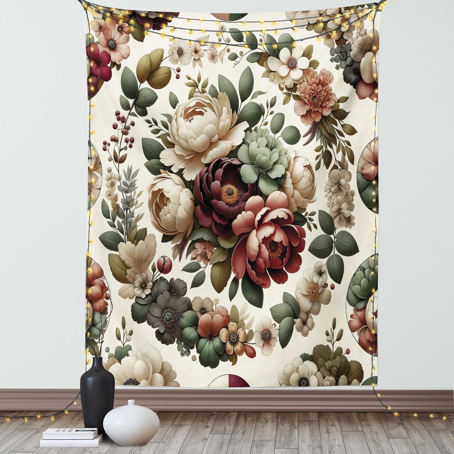 imageAmbesonne Turtle Tapestry Coral Reef and Sea Turtle Close up Photo Bonaire Island Waters Maritime Wide Wall Hanging for Bedroom Living Room Dorm 60 X 40 Pale Coffee Brown BluePale Green Ruby Khaki