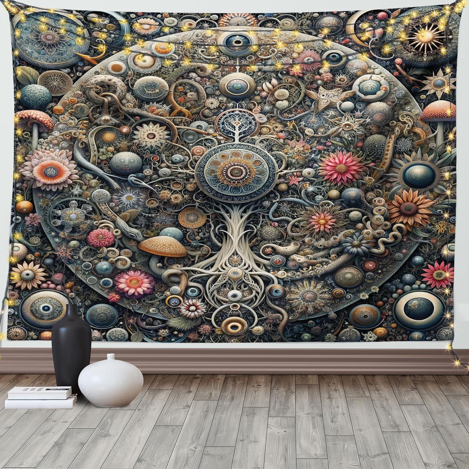 imageAmbesonne Turtle Tapestry Coral Reef and Sea Turtle Close up Photo Bonaire Island Waters Maritime Wide Wall Hanging for Bedroom Living Room Dorm 60 X 40 Pale Coffee Brown BlueDark Slate Blue Teal Pink