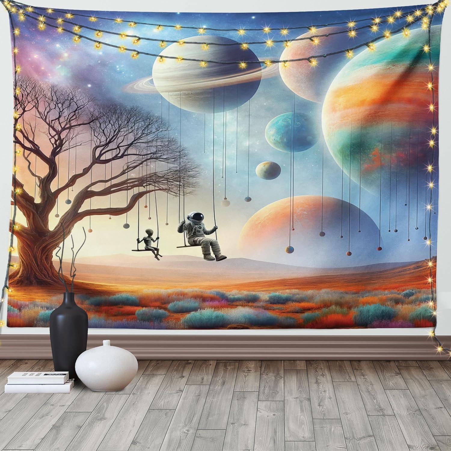 imageAmbesonne Turtle Tapestry Coral Reef and Sea Turtle Close up Photo Bonaire Island Waters Maritime Wide Wall Hanging for Bedroom Living Room Dorm 60 X 40 Pale Coffee Brown BlueLavender Teal Orange