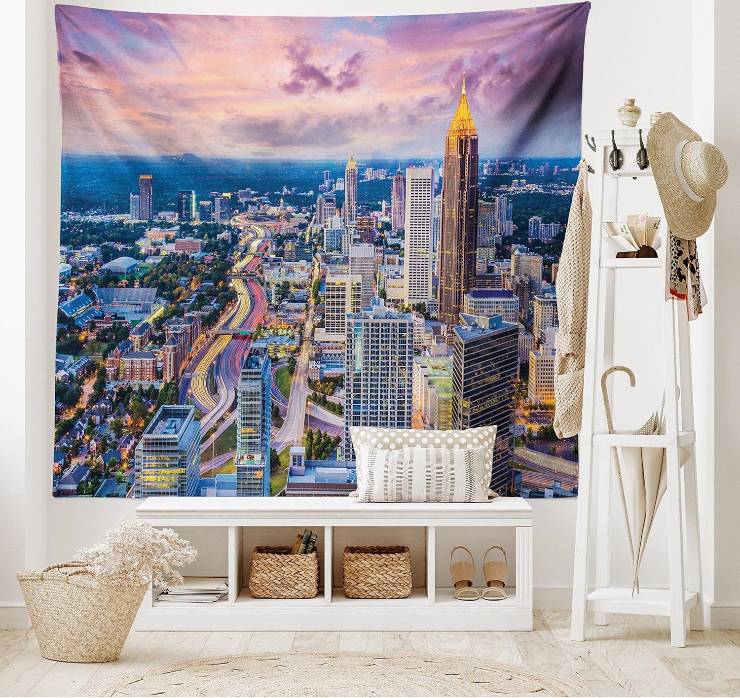 imageAmbesonne Turtle Tapestry Coral Reef and Sea Turtle Close up Photo Bonaire Island Waters Maritime Wide Wall Hanging for Bedroom Living Room Dorm 60 X 40 Pale Coffee Brown BluePale Pink Grey Blue